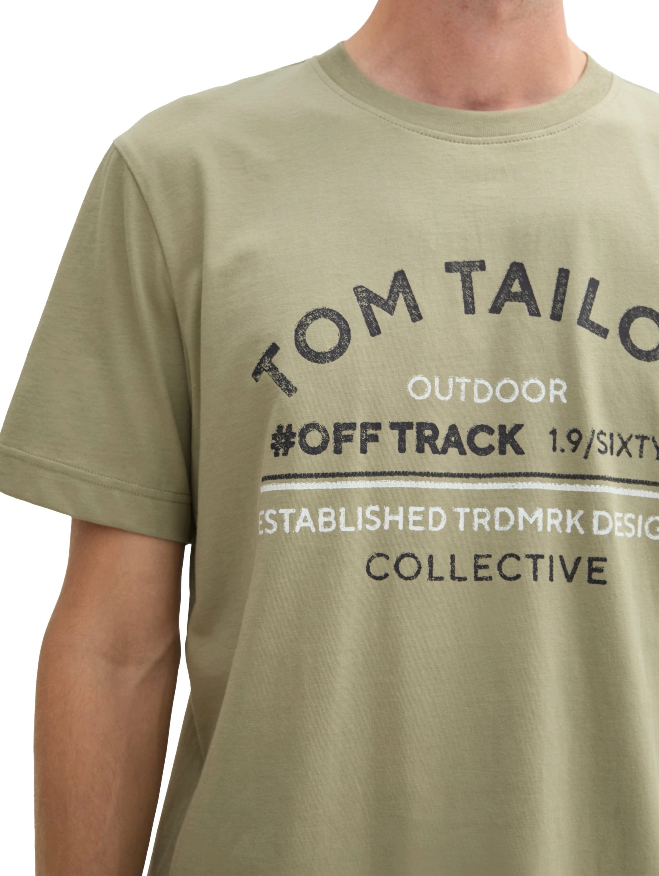 Tom Tailor Shirt met print met frontprint