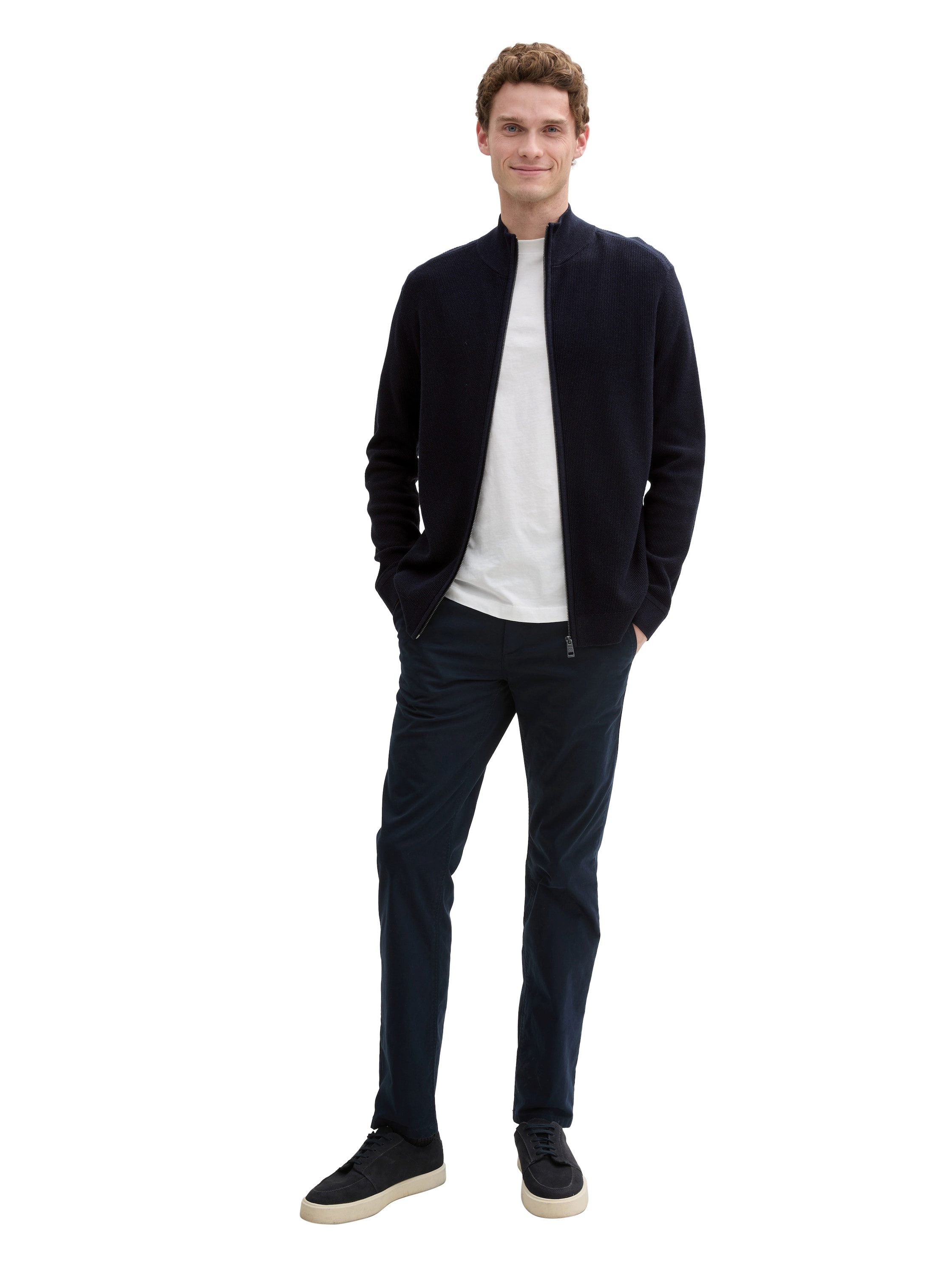 Tom Tailor Vest met geborduurd logo