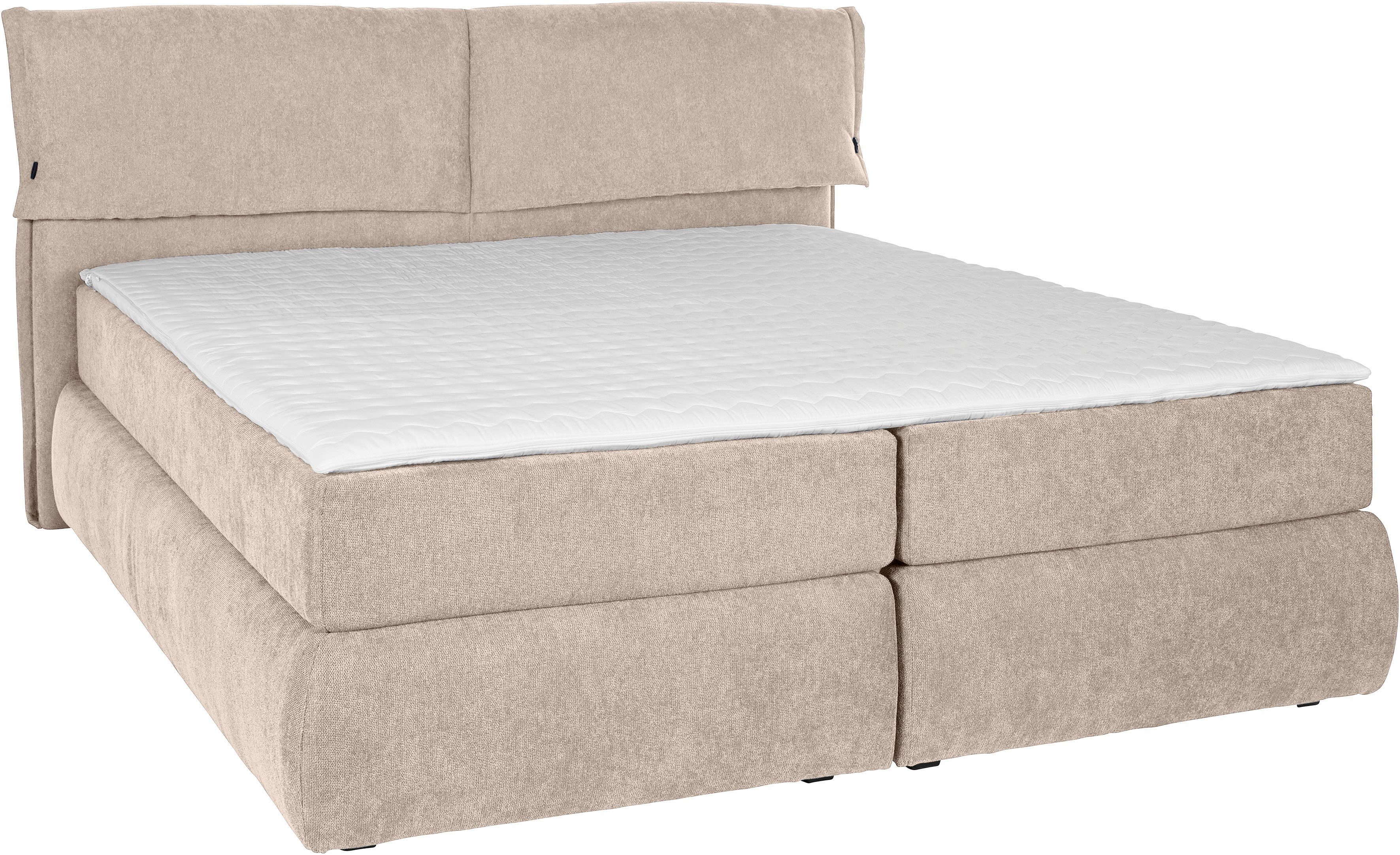 andas Boxspring Jenson in 4 kleuren, 4 breedten, 3 matrassoorten in 2 hardheden, topmatras