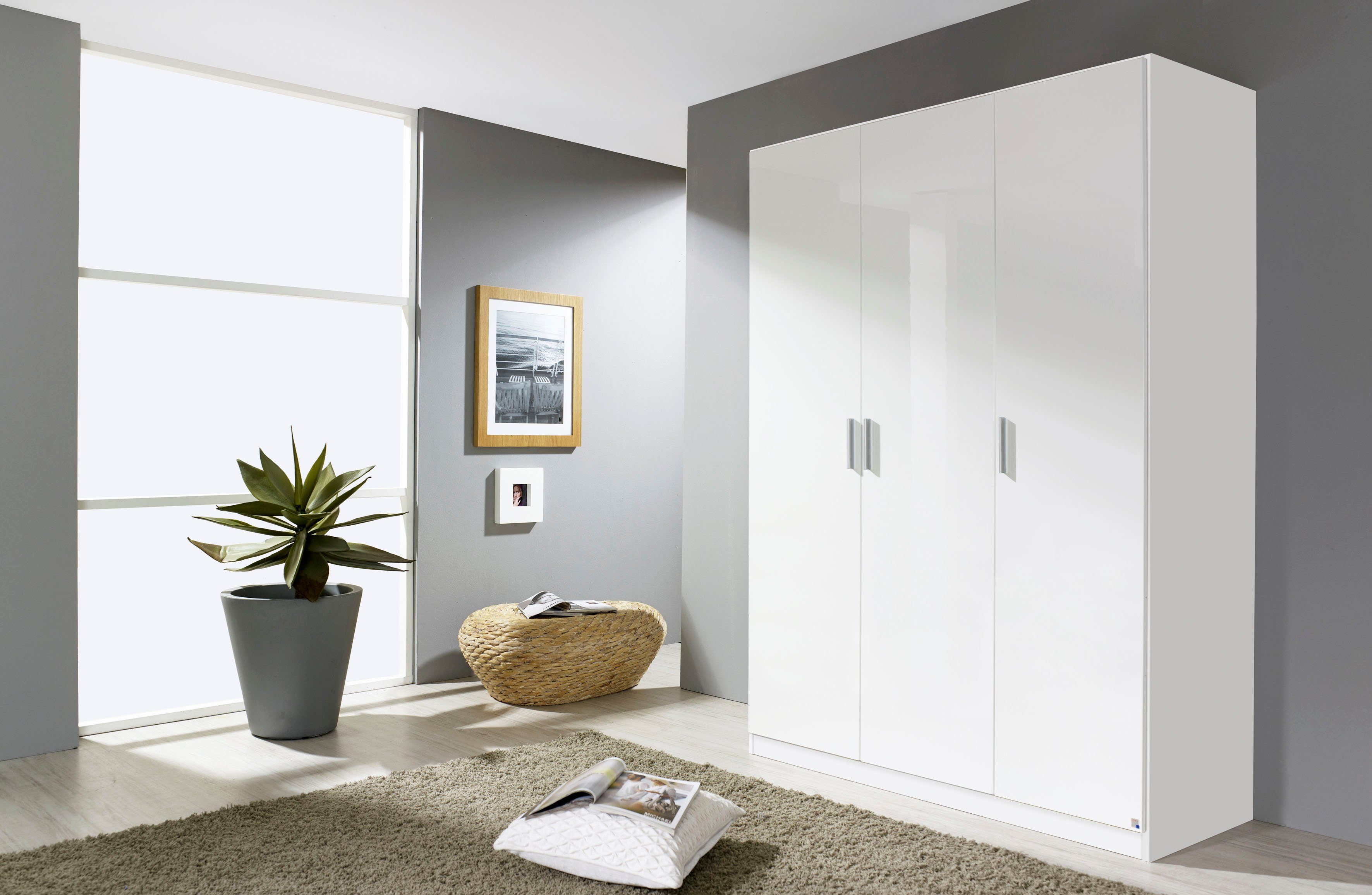 rauch Draaideurkast Kledingkast Kast Garderobe Slaapkamerkast CELLE in 4 breedtes en 2 hoogtes, optioneel met lades made in germany