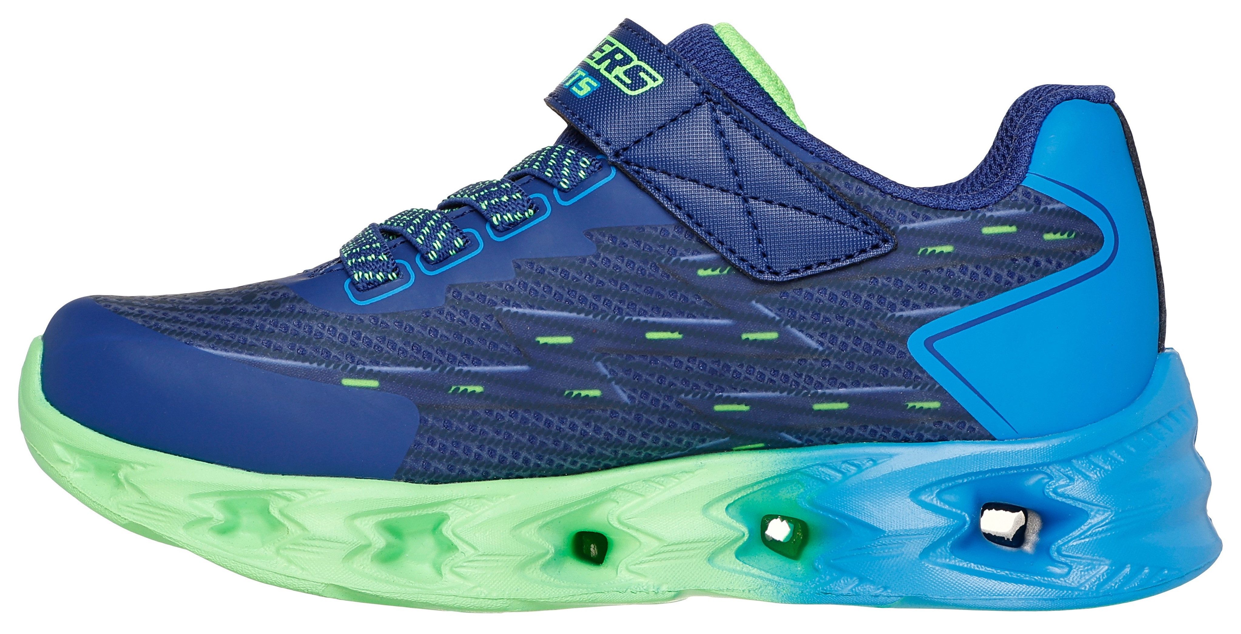 Skechers Sneakers VORTEX 2.0 , blink schoen met klittenband, maat sjabloon om te downloaden