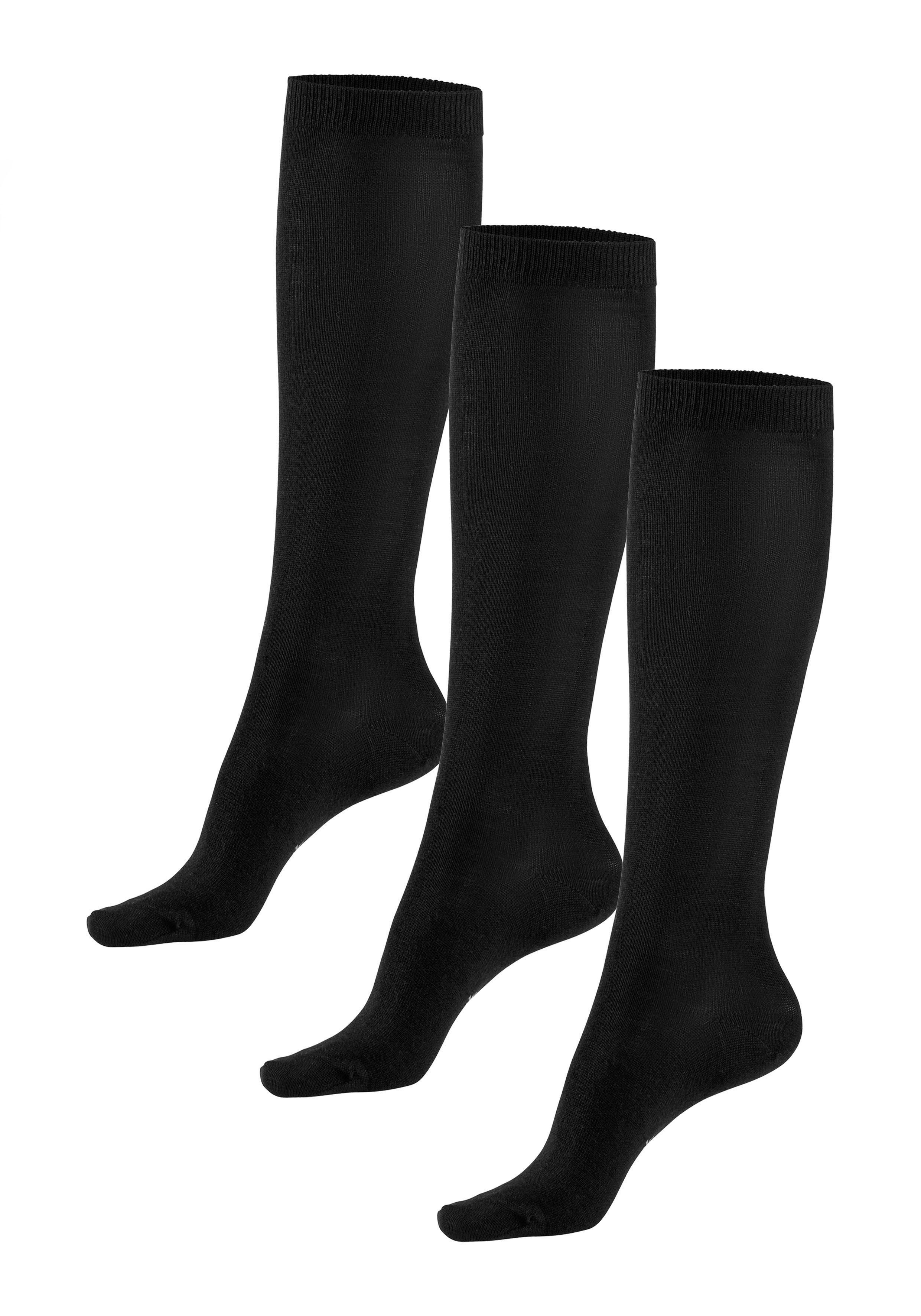 Bench. Kniekousen Dames kniekousen met verwarmende wol (set, 3 paar)