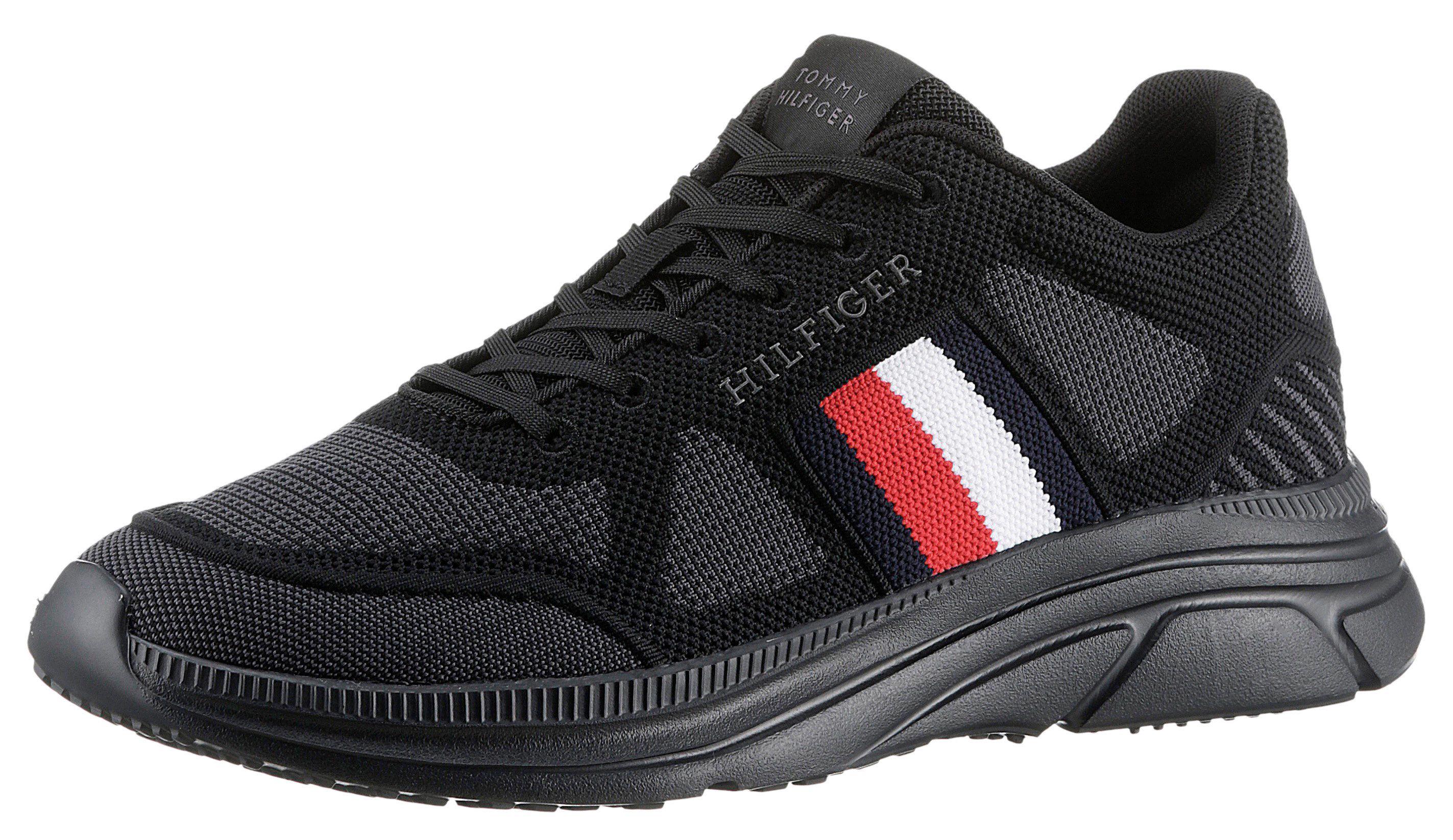 Tommy Hilfiger Sneakers MODERN RUNNER KNIT EVO ESS Vrijetijdsschoenen, lage schoen, veterschoen in comfortabele vorm