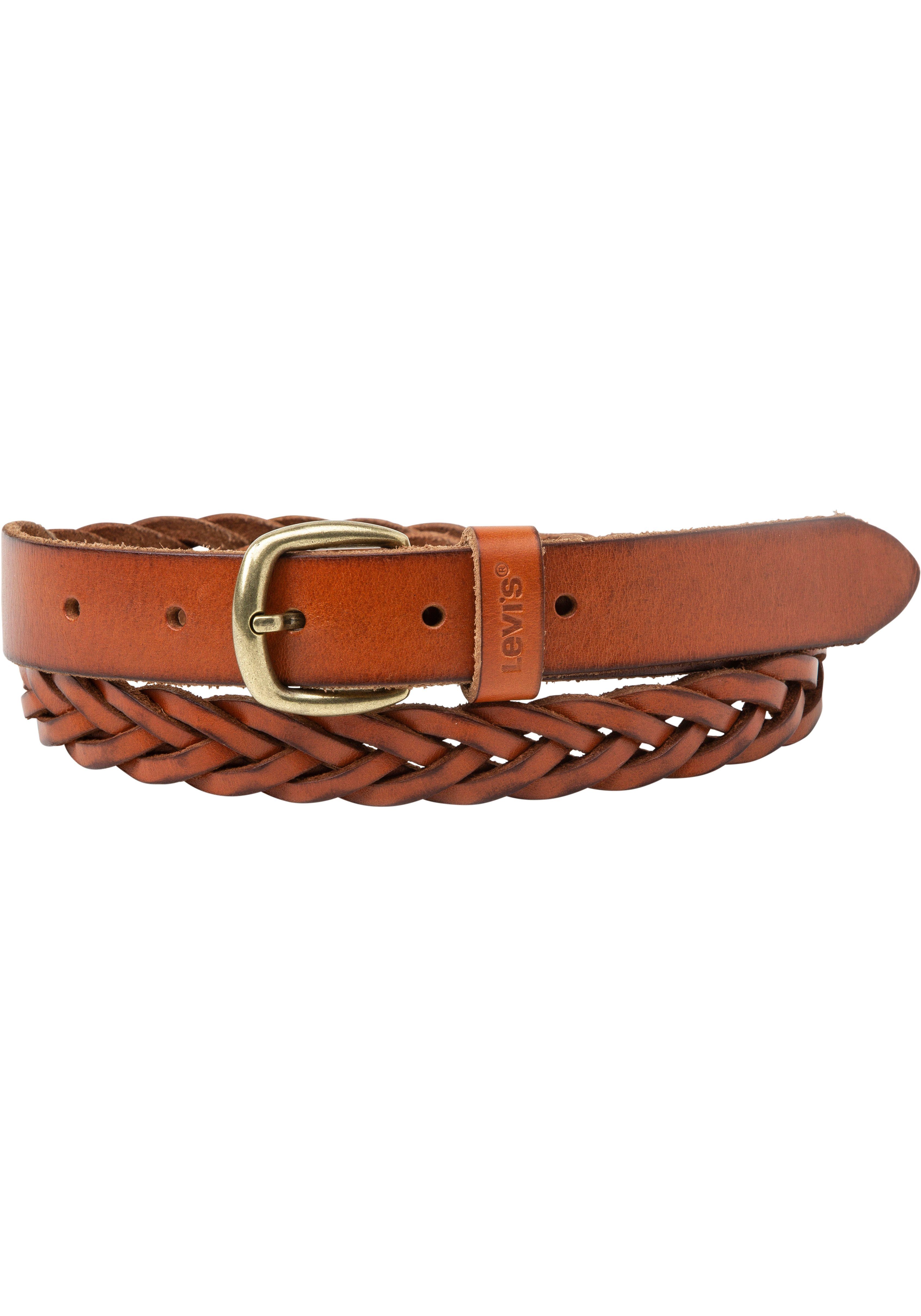 Levi's Gevlochten riem LV riem for women dames gevlochten riemen maat 100 oranje