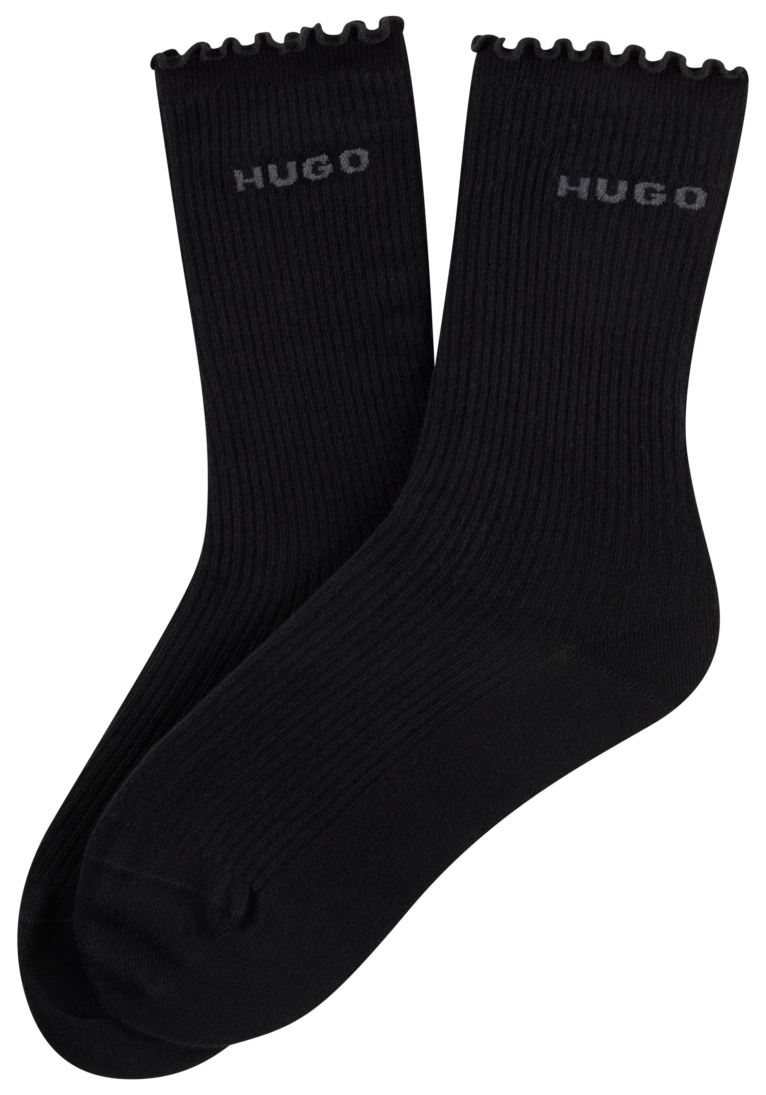 HUGO underwear Basic sokken 2P RS LETTUCE CC W (2 paar)