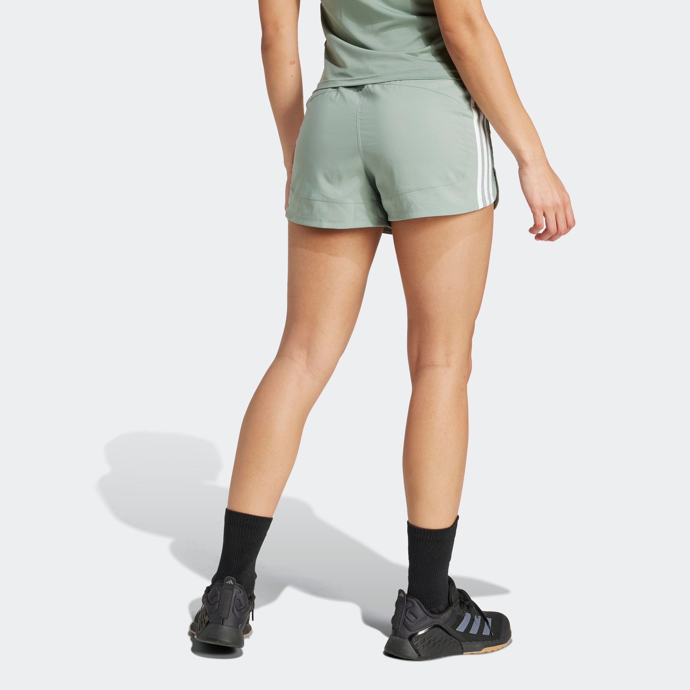 adidas Performance Short PACER WVN HIGH Geweven trainingsshorts met hoge taille (1-delig)