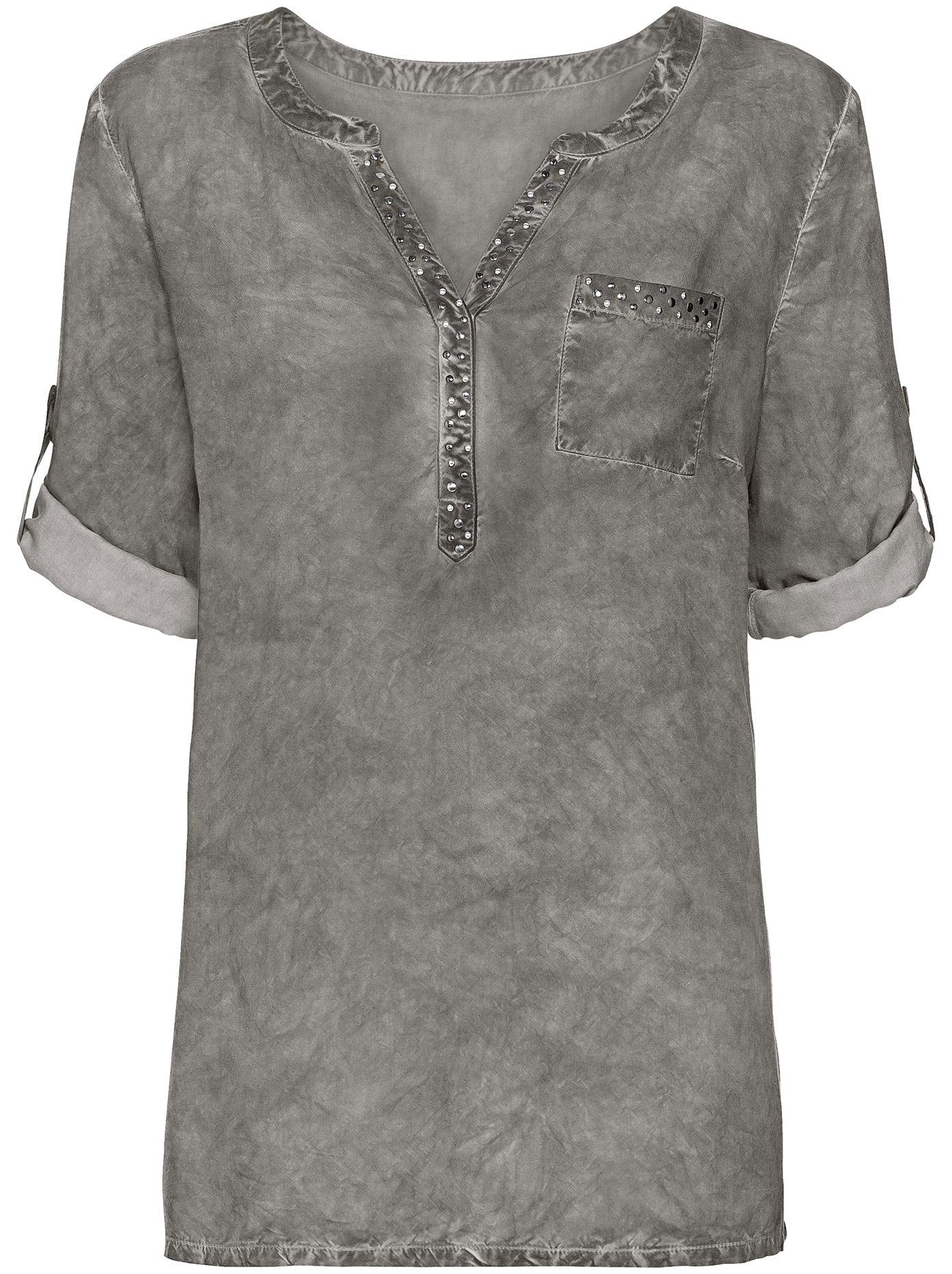 Classic Basics Blouse met korte mouwen