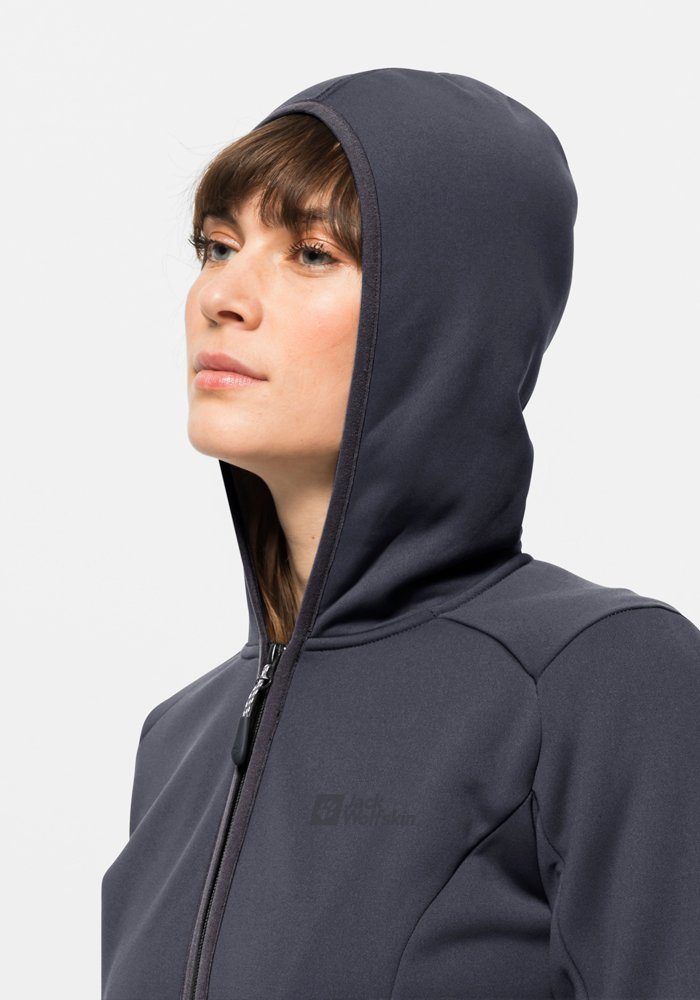 Jack Wolfskin Fleecejack BAISELBERG HOODED FZ W