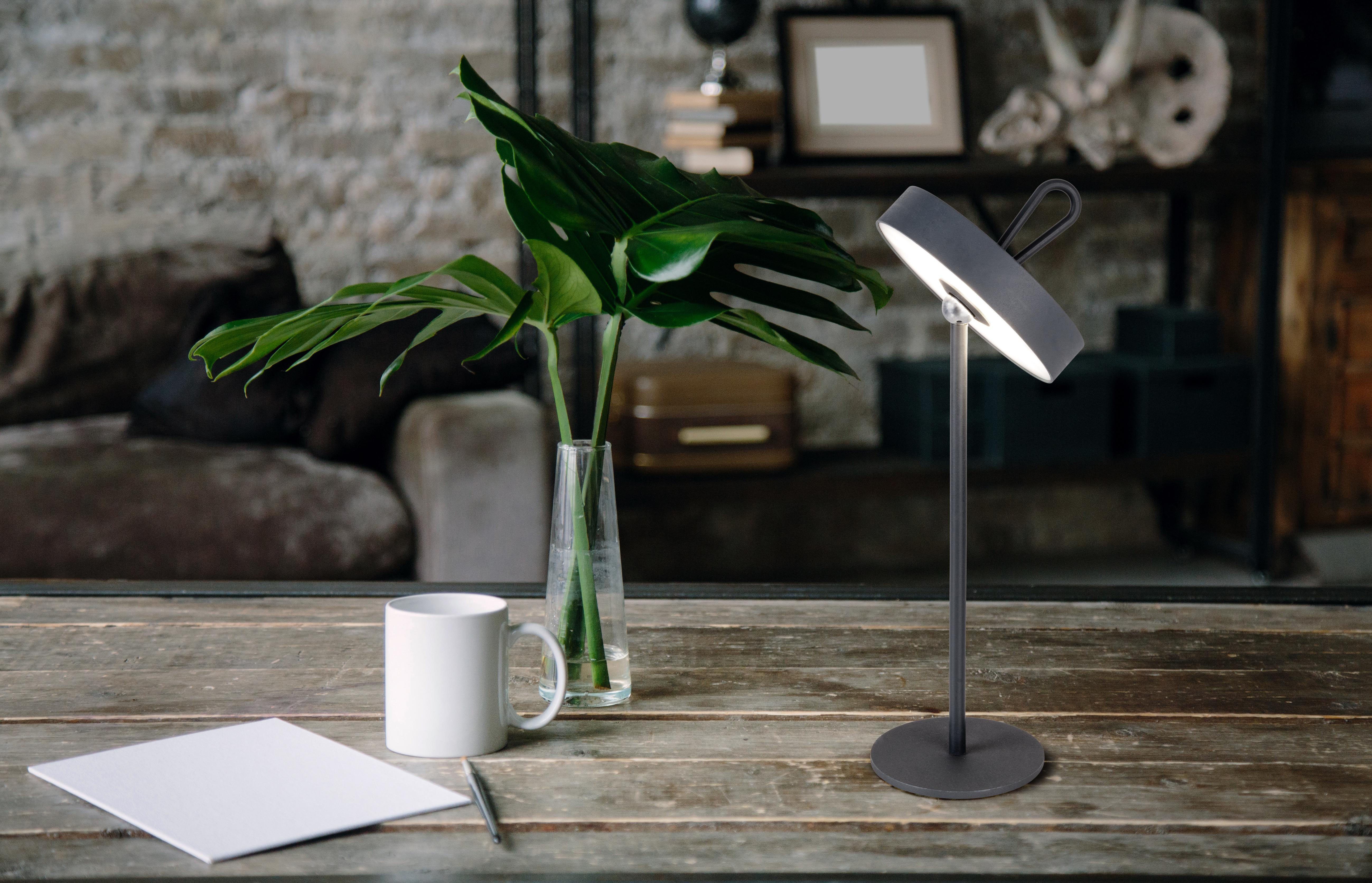 näve Tafellamp voor buiten Ella Dimbaar, scherm magnetisch en verlicht afneembaar, geheugenfunctie (1 stuk)