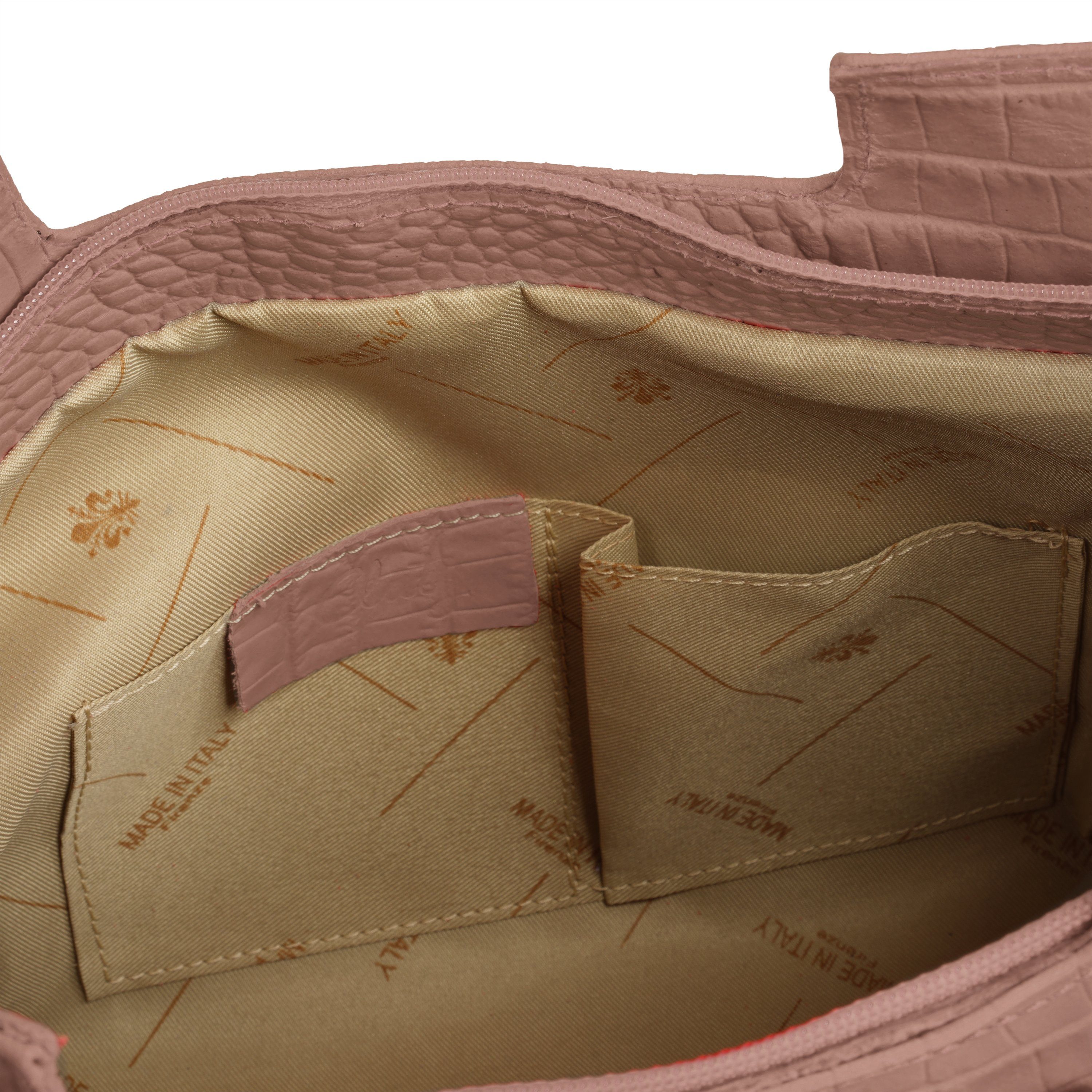 Cluty Tas echt leer, made in italy