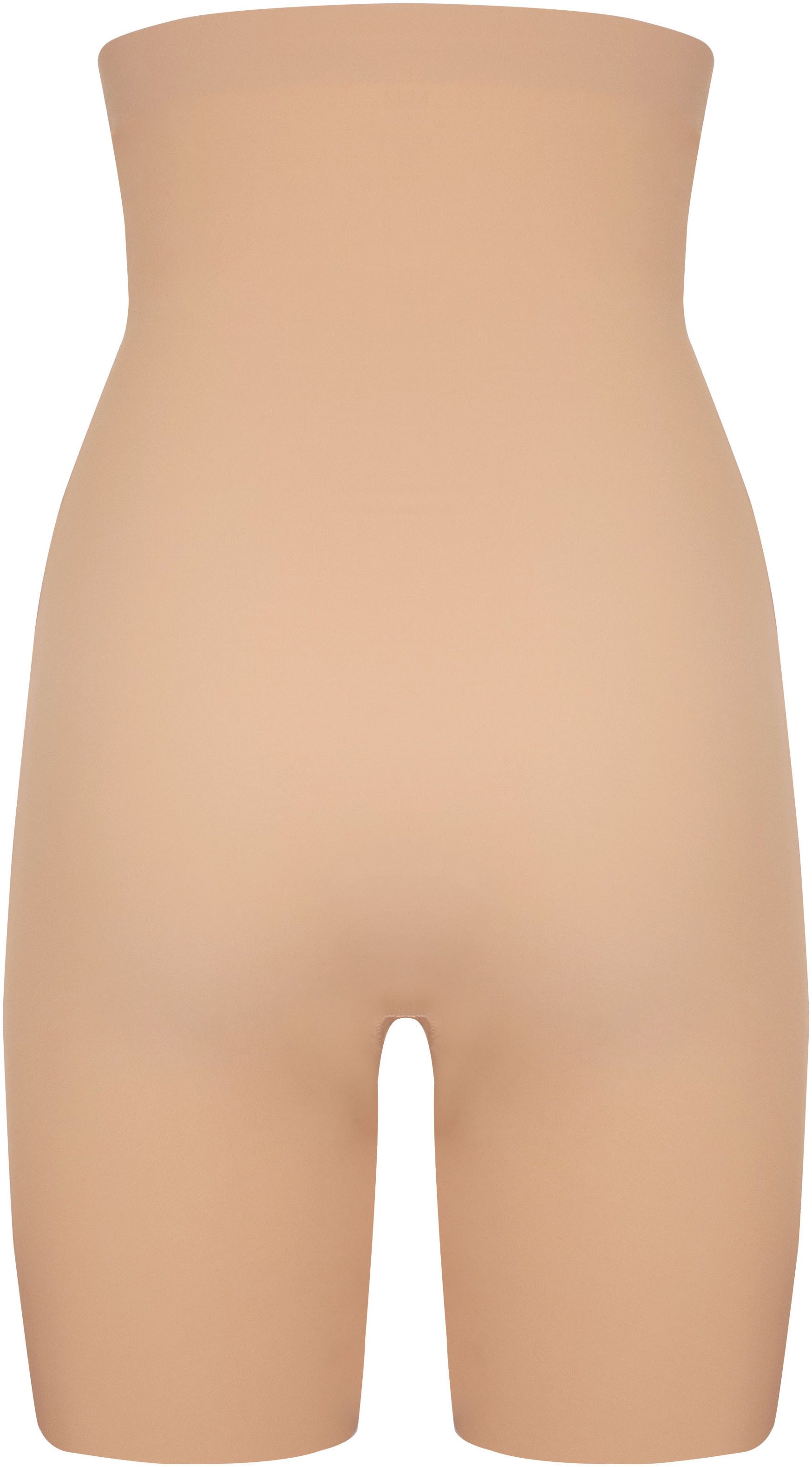 Magic Body Fashion Shapingbroek Maxi Hi-Bermuda Siliconen afwerking aan de bovenkant voorkomt oprollen
