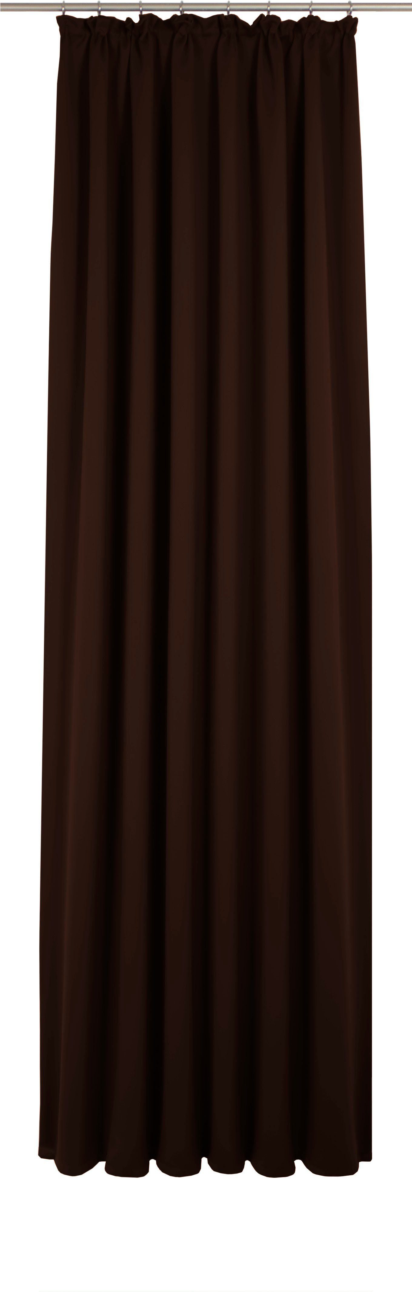 Wirth Gordijn Newbury (1 stuk) kant & klaar gordijnen maat 130 cm x 325 cm bruin