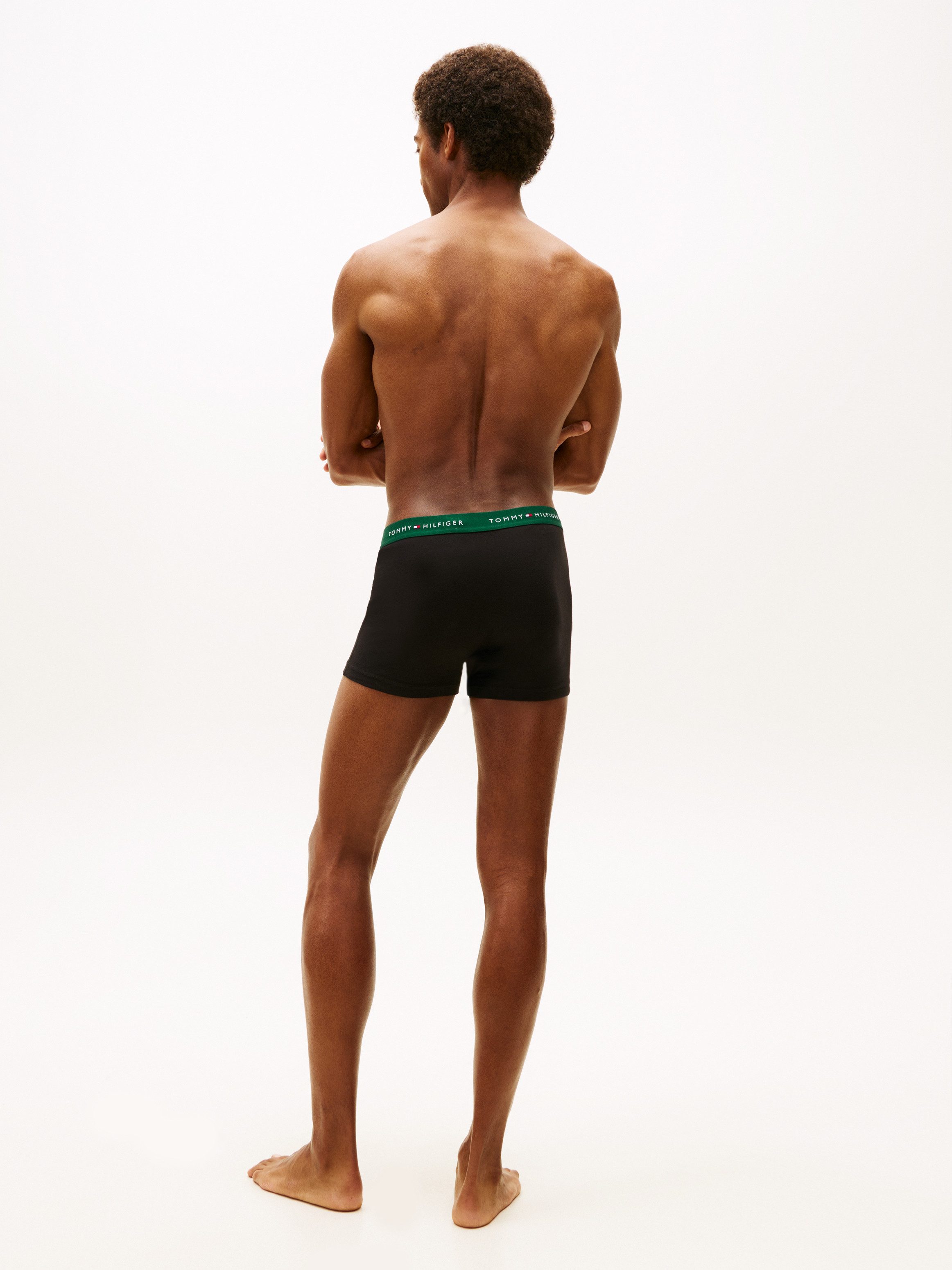 Tommy Hilfiger Underwear Trunk 5P TRUNK WB met tommy hilfiger logo-elastische tailleband, signature collectie (set, 5 stuks, 5er)