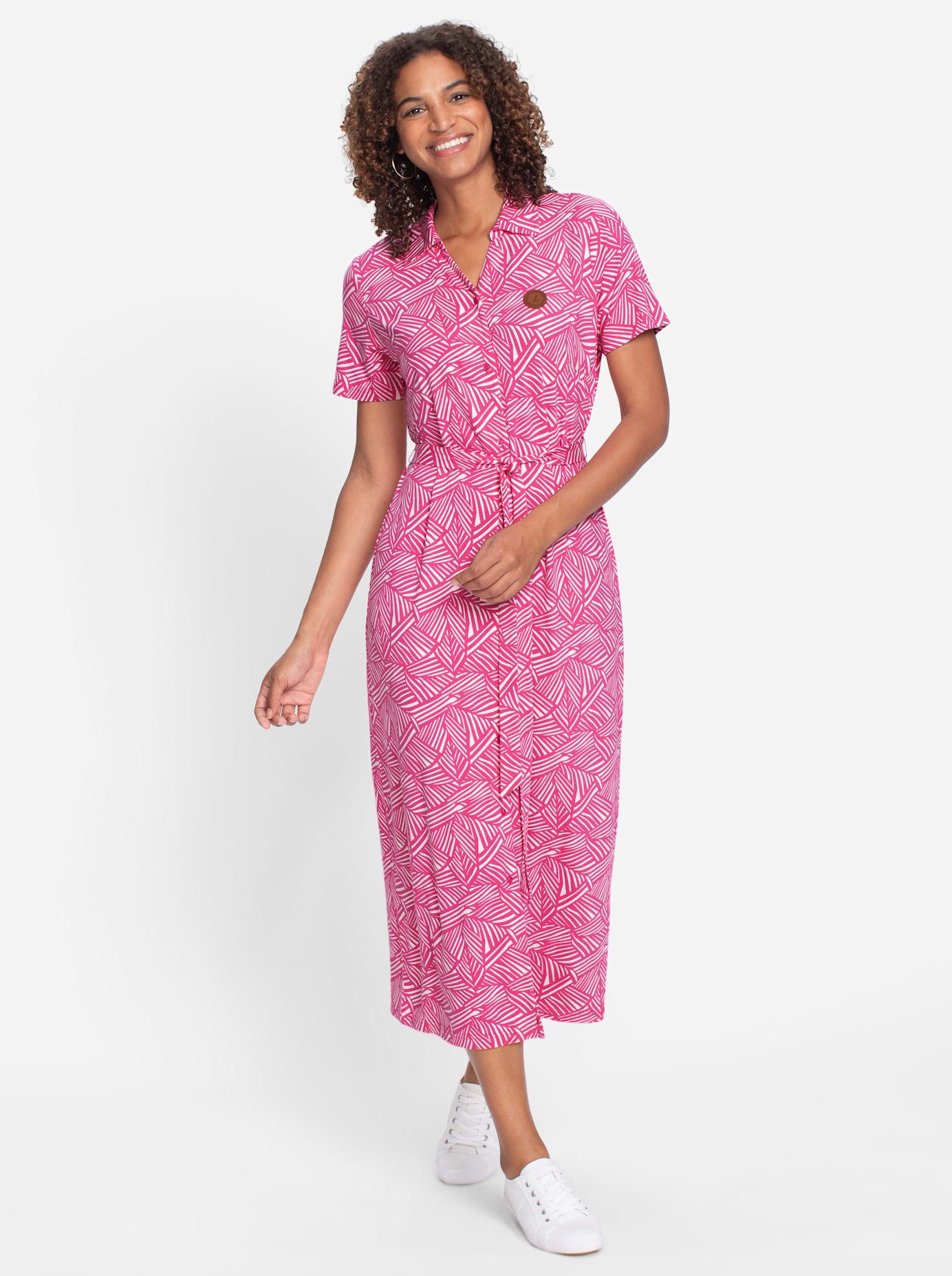 Casual Looks Jerseyjurk dames jerseyjurken maat 42 roze