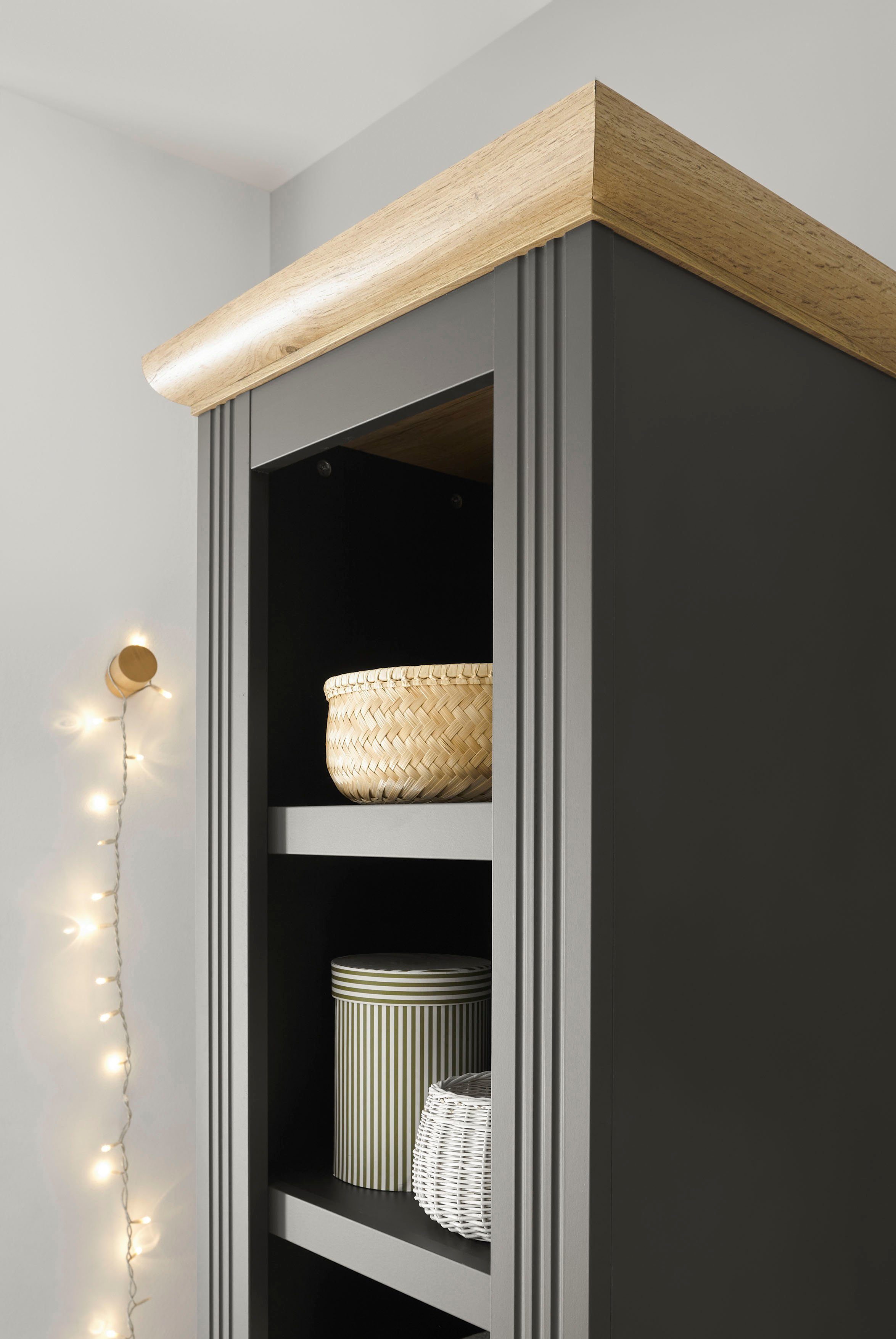 Home affaire Bergkast WESTMINSTER, badkamerkast in landhuisstijl, kast met metalen handgrepen