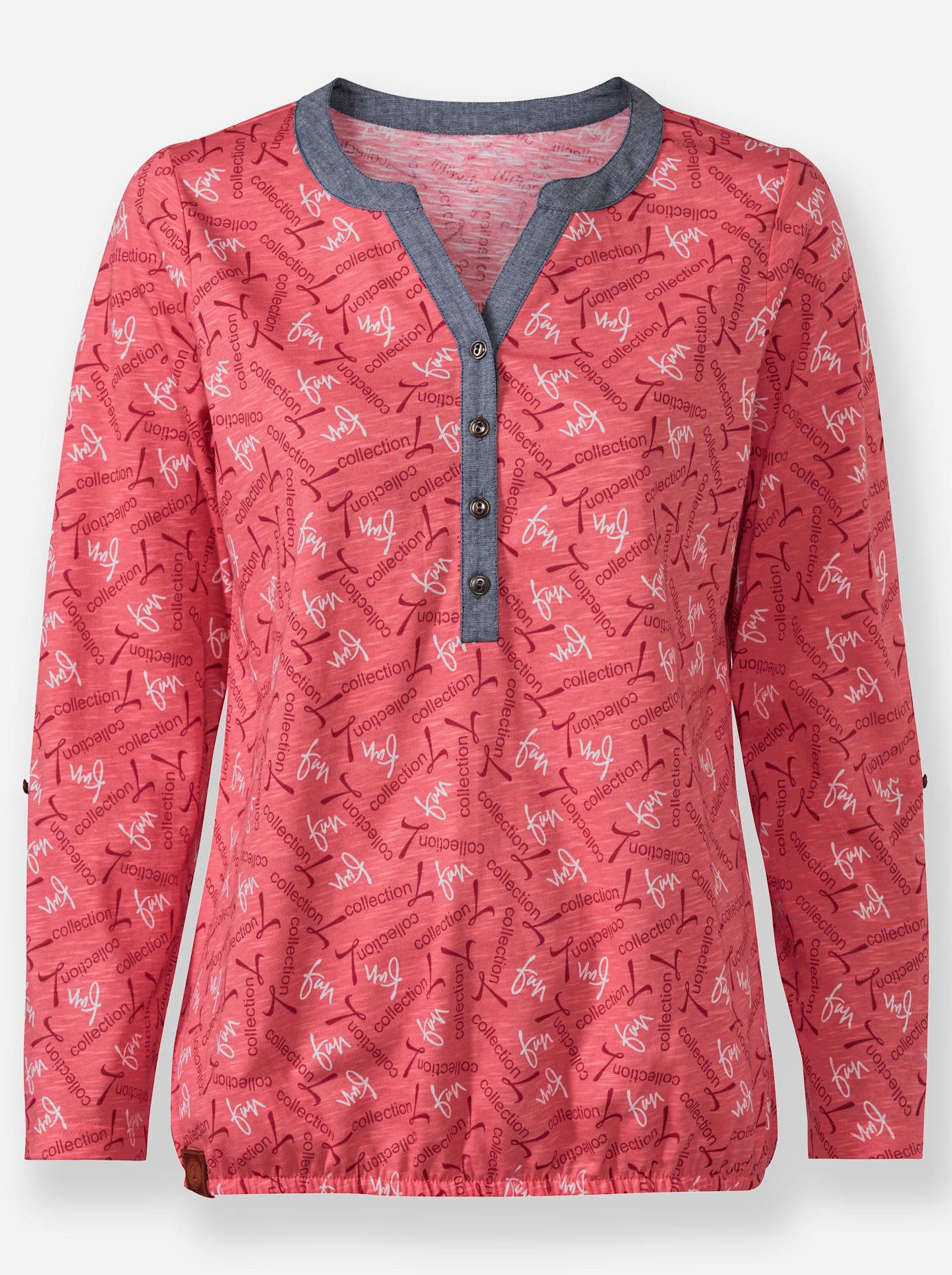 Casual Looks Shirt met lange mouwen Shirt (1-delig)