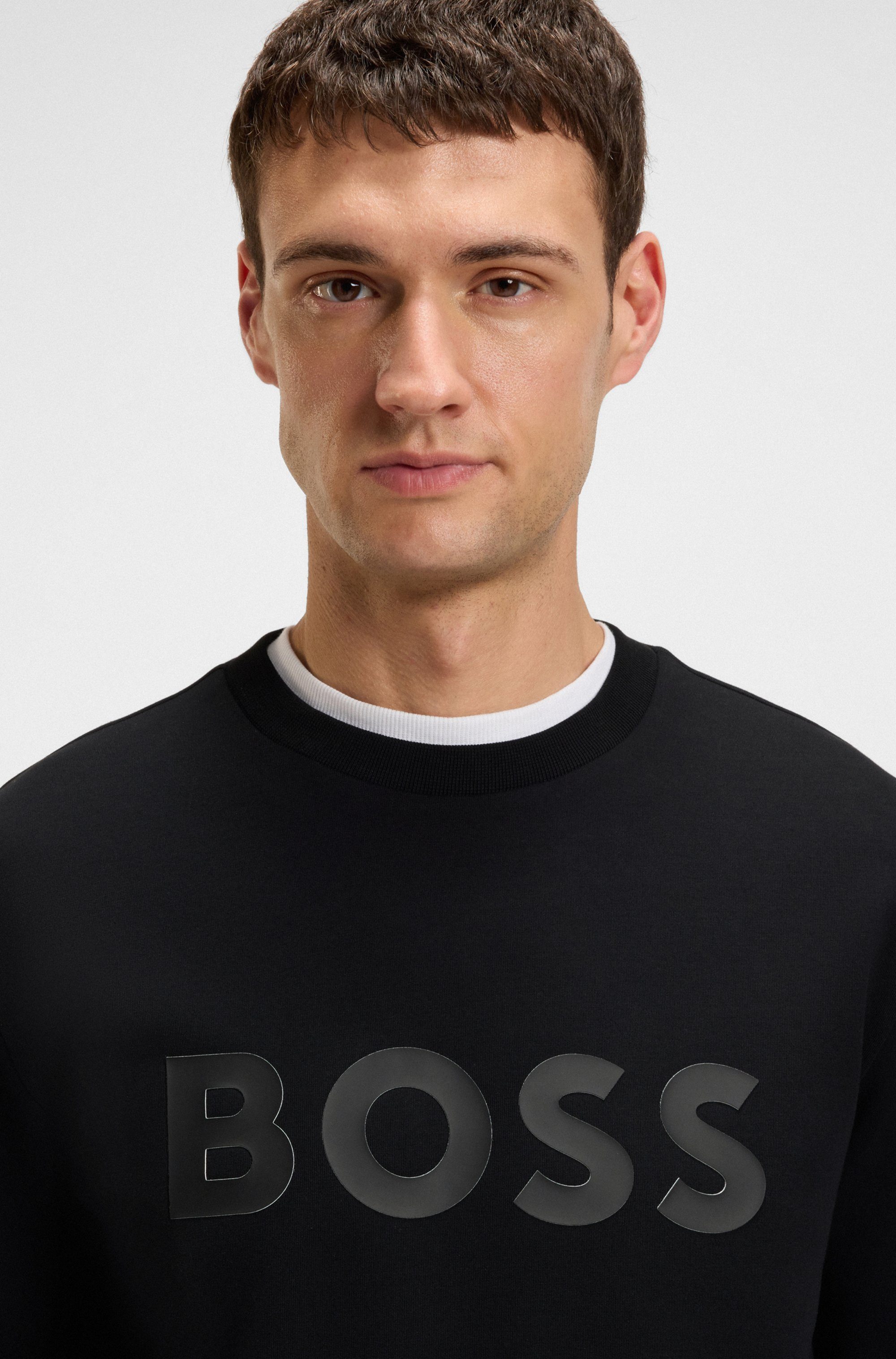 BOSS GREEN Sweatshirt Salbo met logoprint