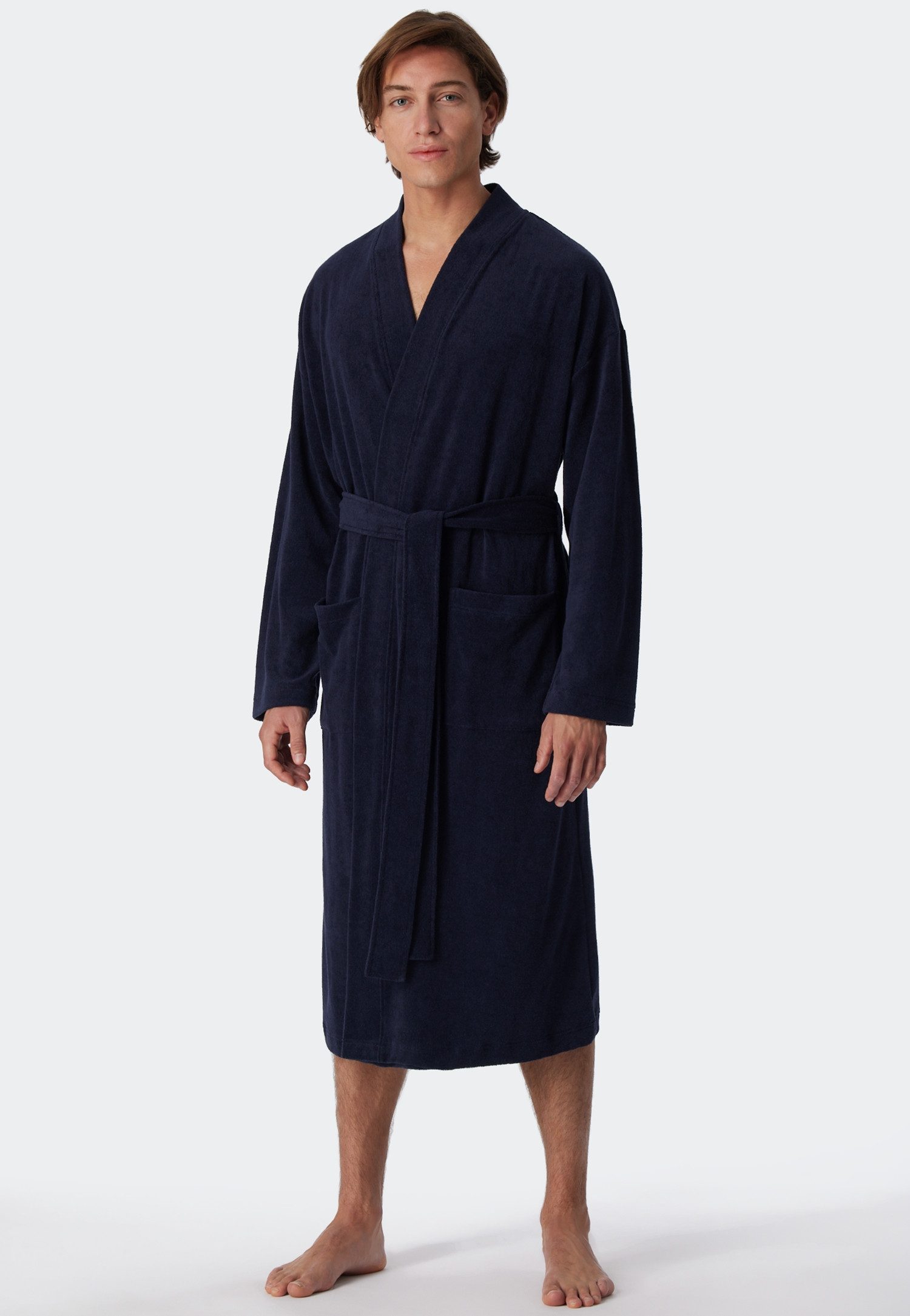 Schiesser Herenbadjas Feather Terry