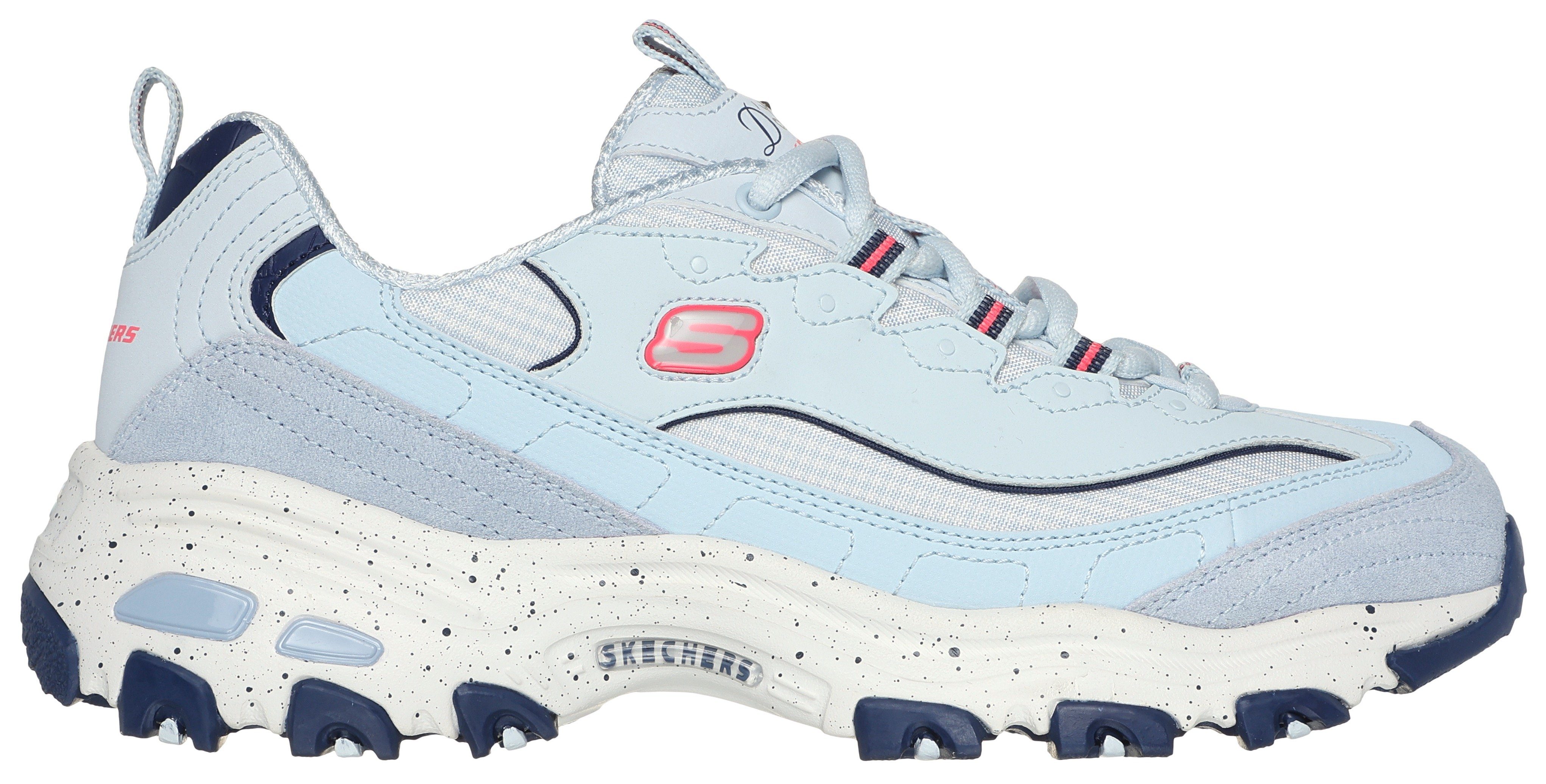 Skechers Sneakers D'LITES-BOLD VIEWS vrijetijdsschoen, lage schoen, veterschoen met air-cooled memory foam