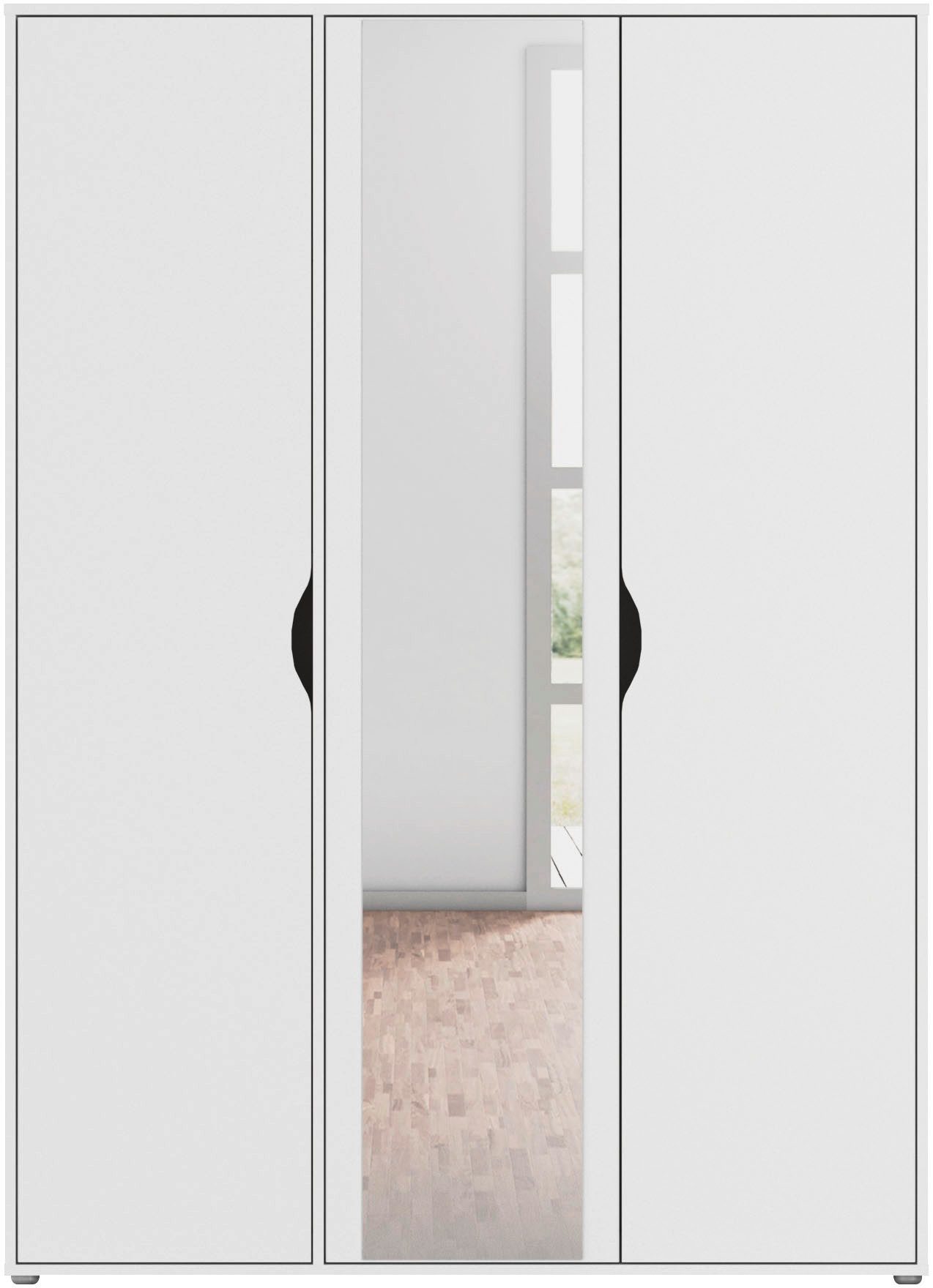 rauch Draaideurkast Kledingkast Kast Garderobe Wasmand NARAI met Spiegel Greefaansluitingen voor een greeploze look TOPSELLER MADE IN GERMANY