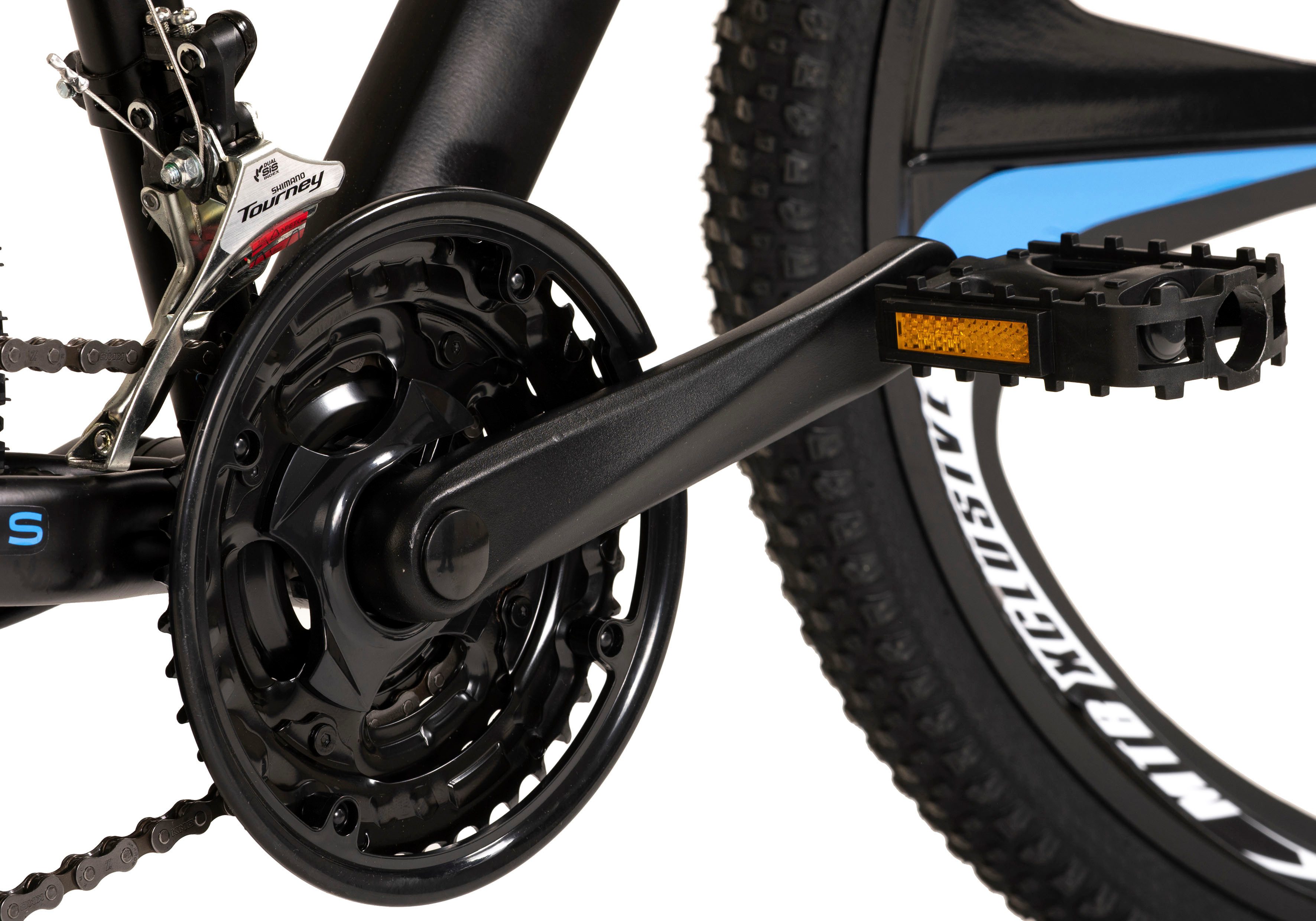 MUSTANG Mountainbike Hardtail 29'' Sharp zwart-blauw 21 versnellingen