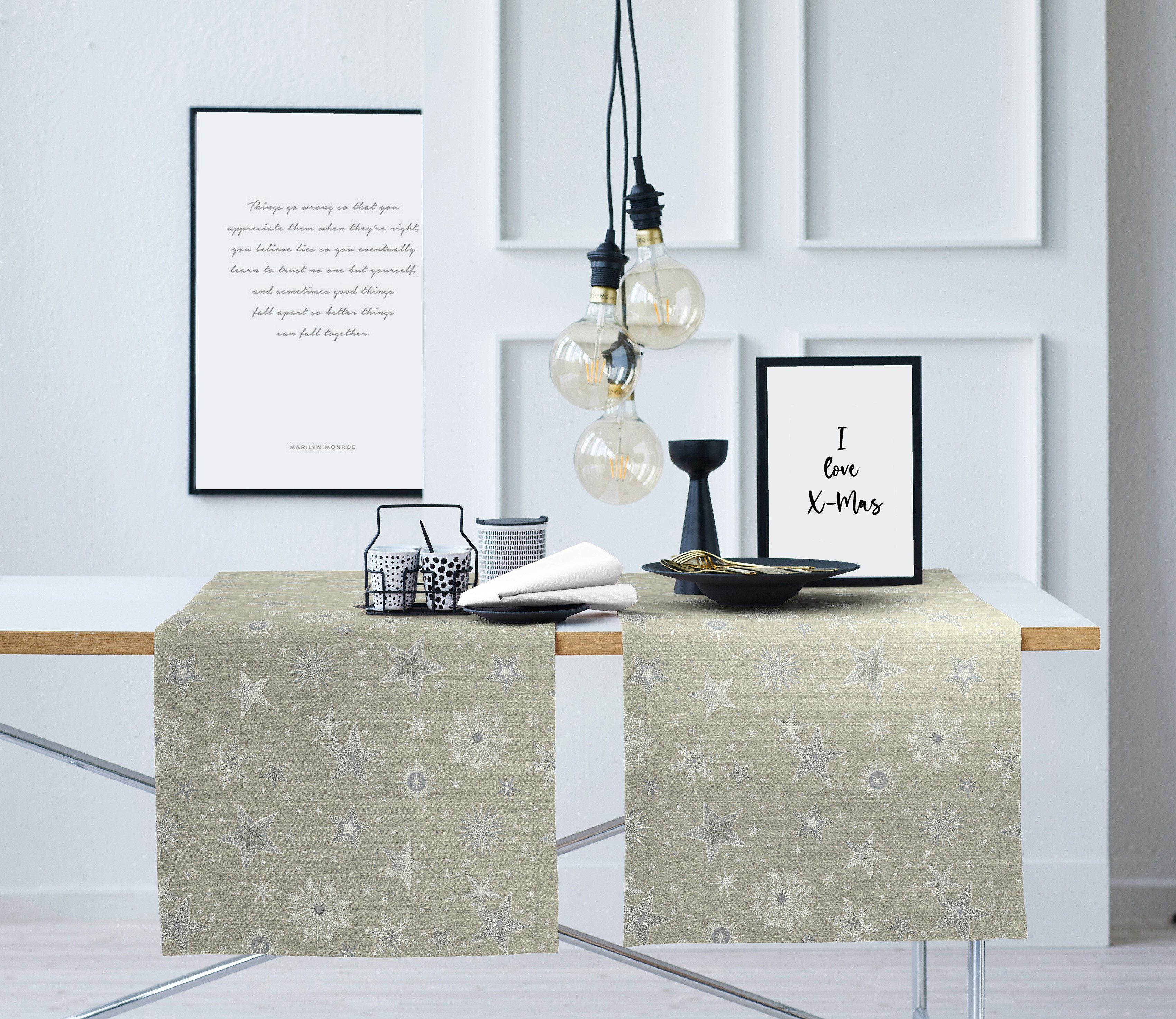 APELT Tafelloper 9602 CHRISTMAS ELEGANCE, kerstversiering, kerst (1 stuk)