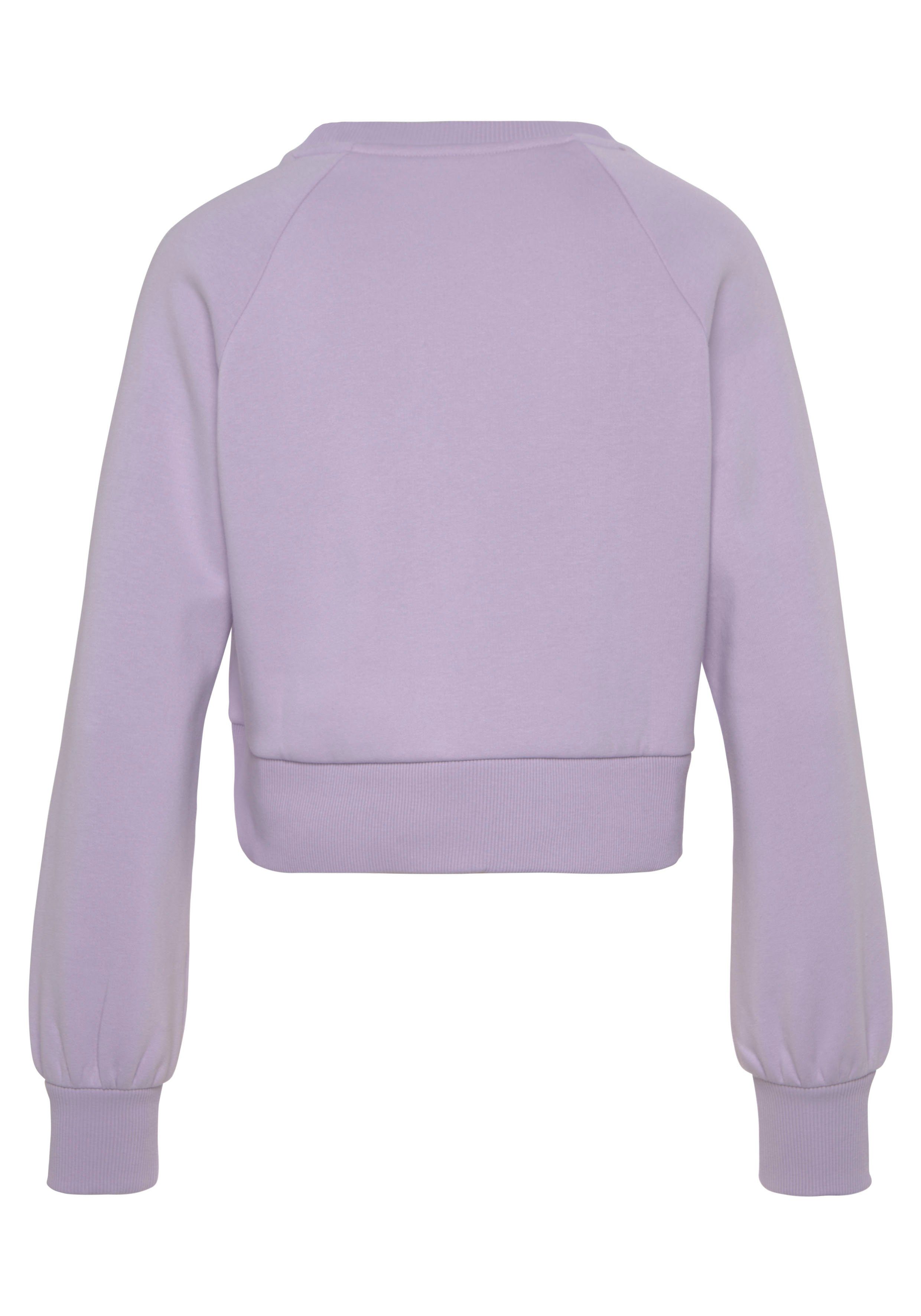 LSCN by LASCANA Sweatshirt met decoratieve stiksels, loungepak