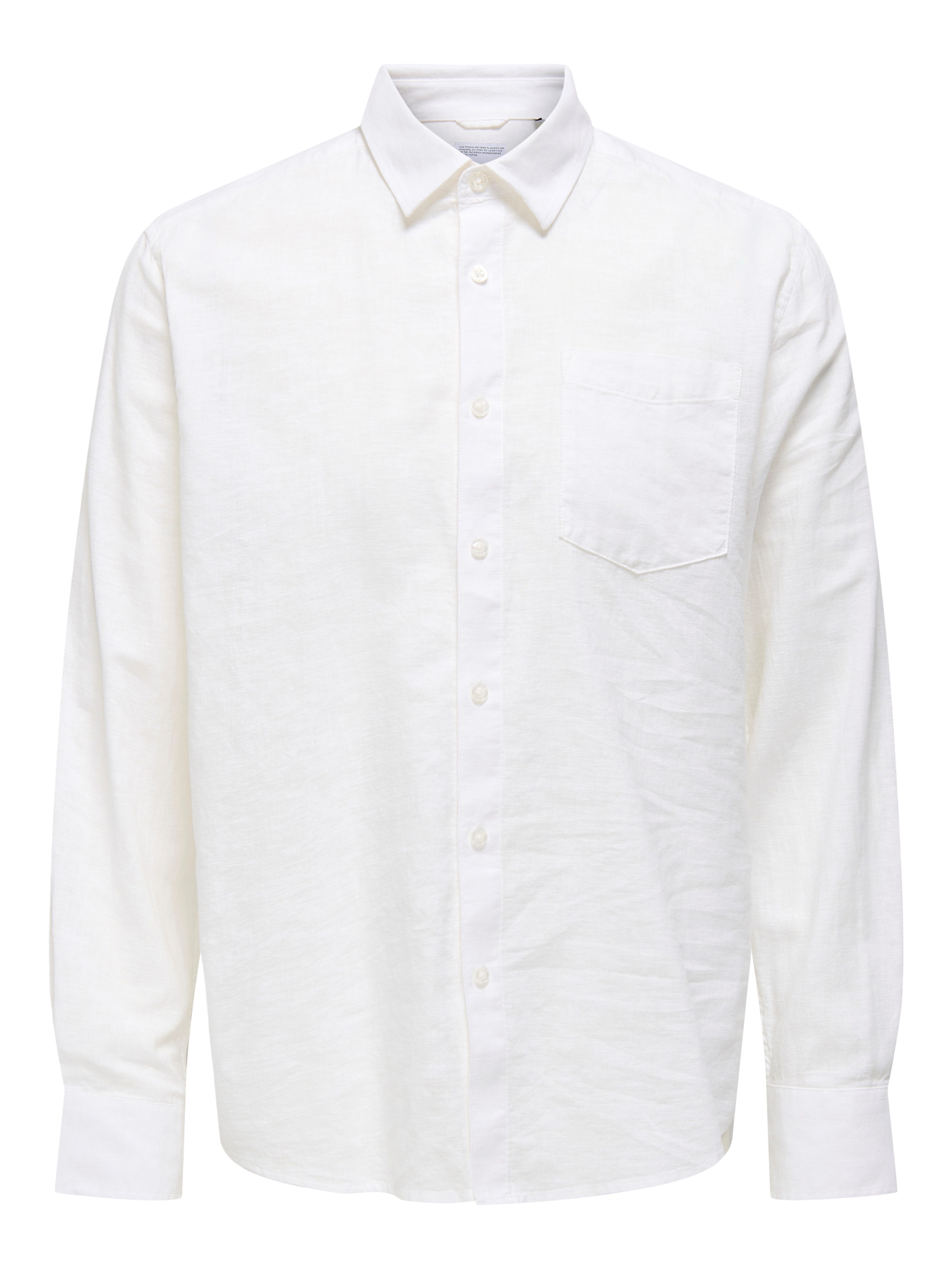 ONLY & SONS Overhemd met lange mouwen ONSCAIDEN LIFE REG LS 1 PKT SHIRT NOOS