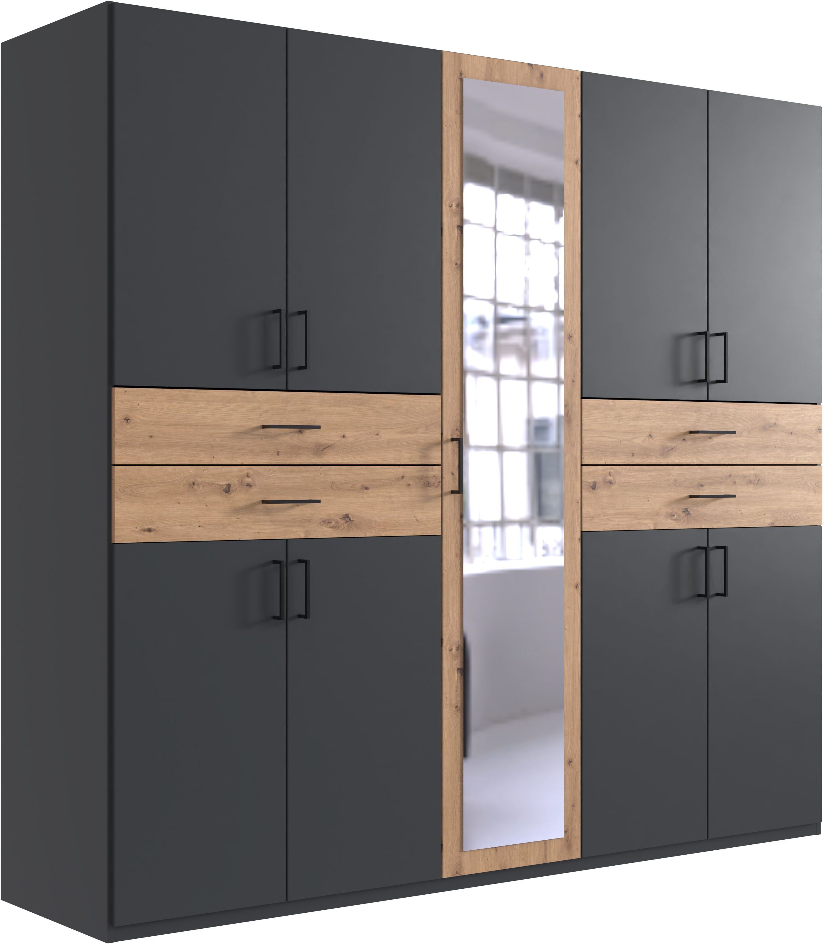 Wimex Kledingkast Taiga kledingkast met spiegel OTTOs Choice besteller met lades op comfortabele hoogte, garderobe slaapkamerkast kledingkasten maat