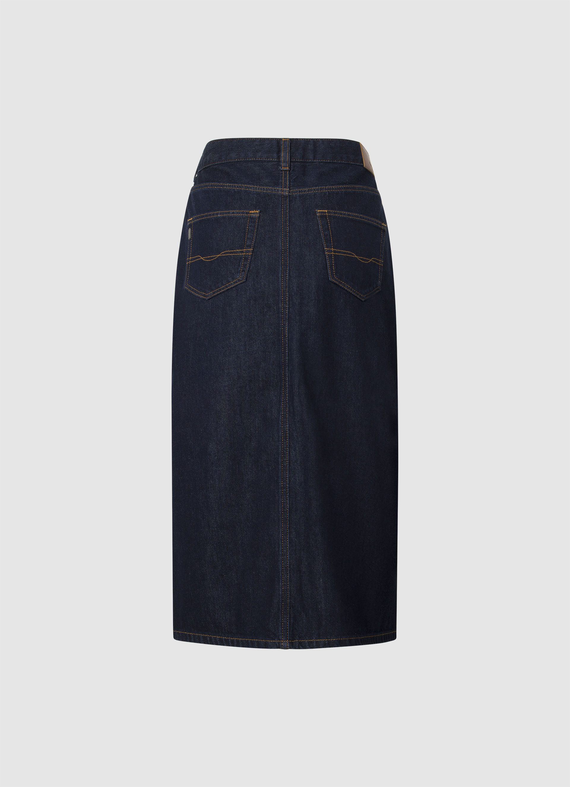 Pepe Jeans rok MIDI SKIRT HW in 5-pocketsstijl