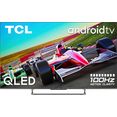 tcl qled-tv 65c728x1, 164 cm - 65 ", 4k ultra hd, smart tv | android tv, android 11, onkyo-geluidssysteem, gaming tv zwart