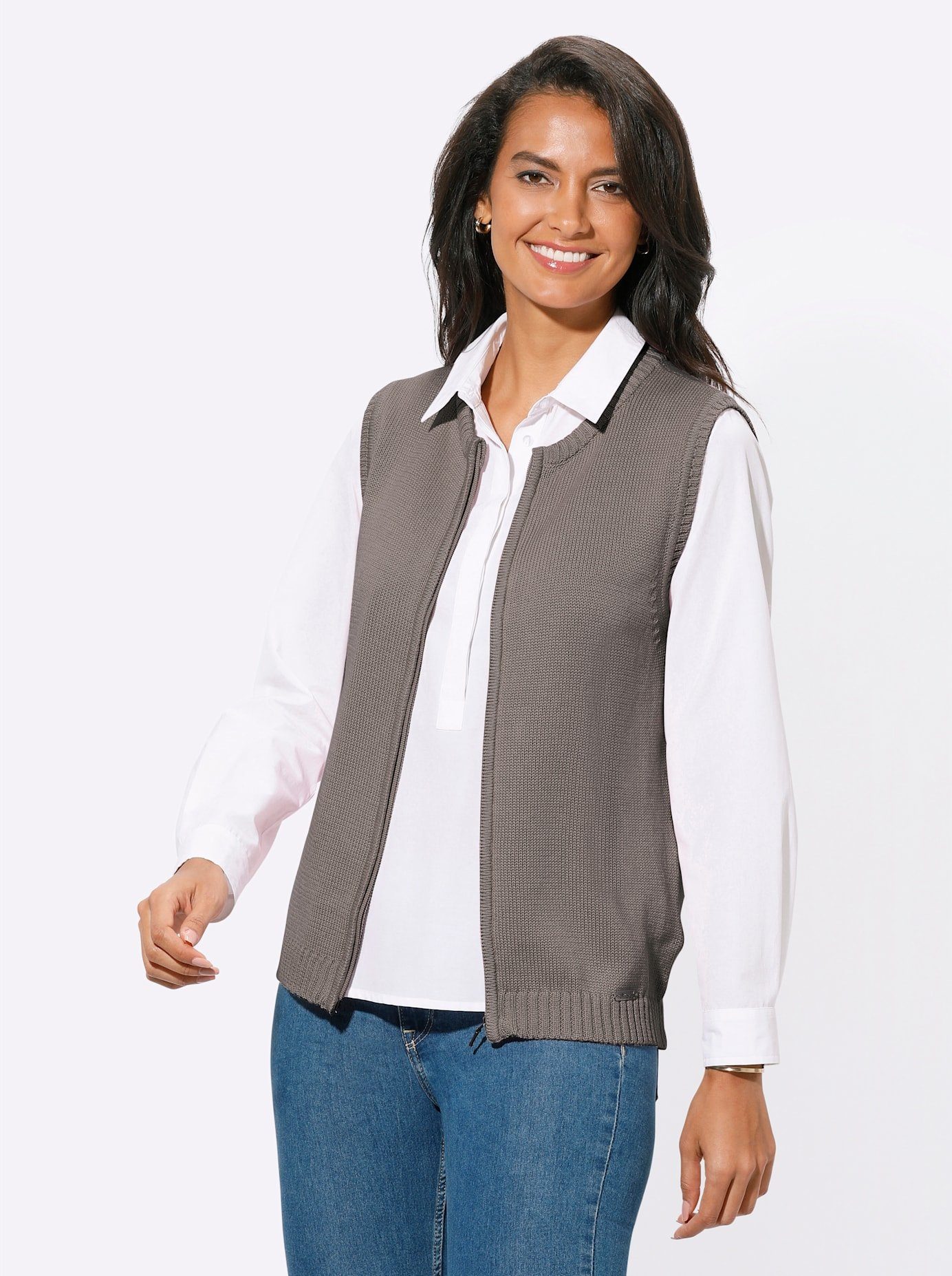 Casual Looks Mouwloos vest