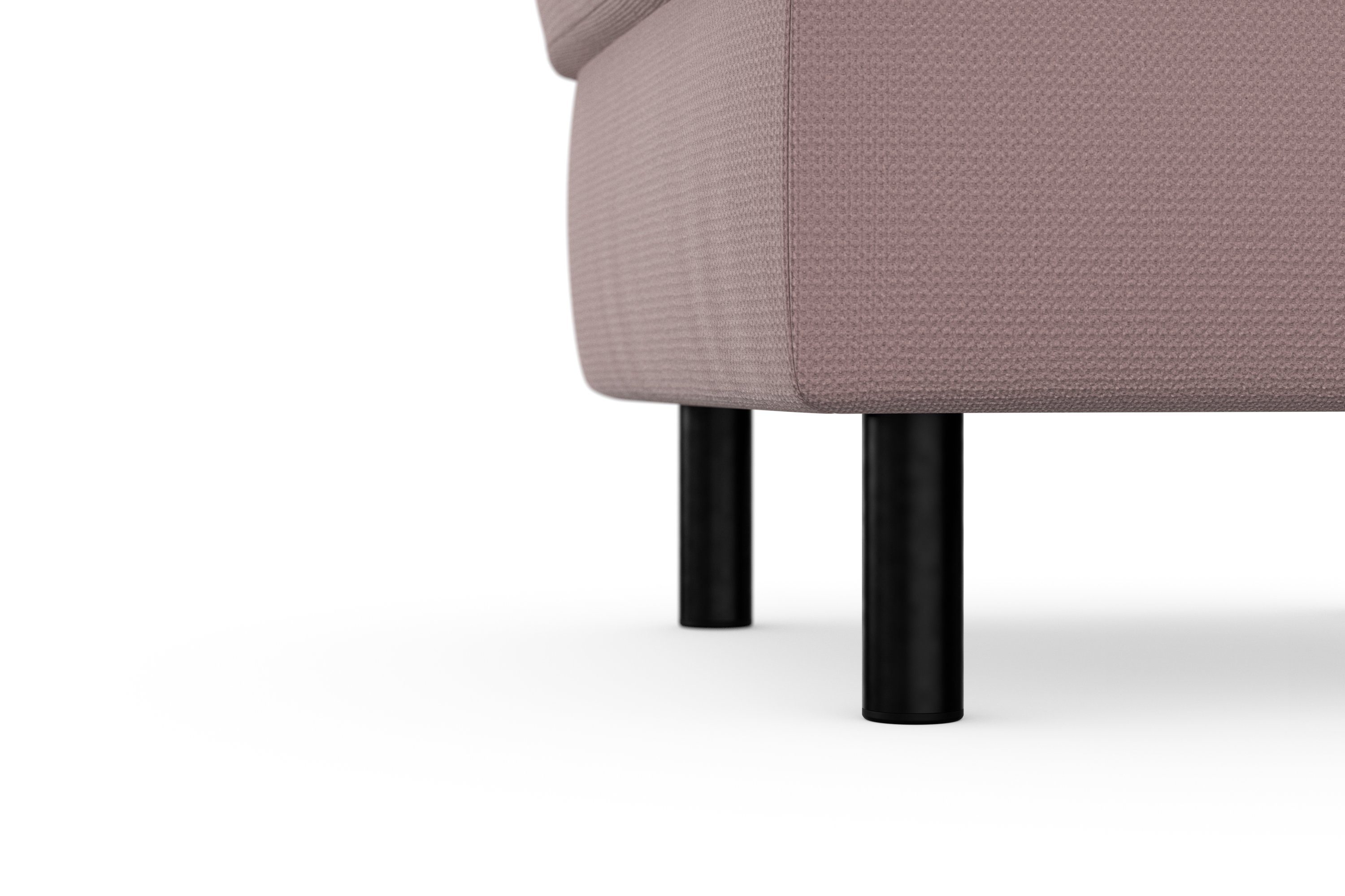 sit&more Hocker met bergruimte Sinatra Zitoppervlak is afneembaar, matzwarte metalen poten