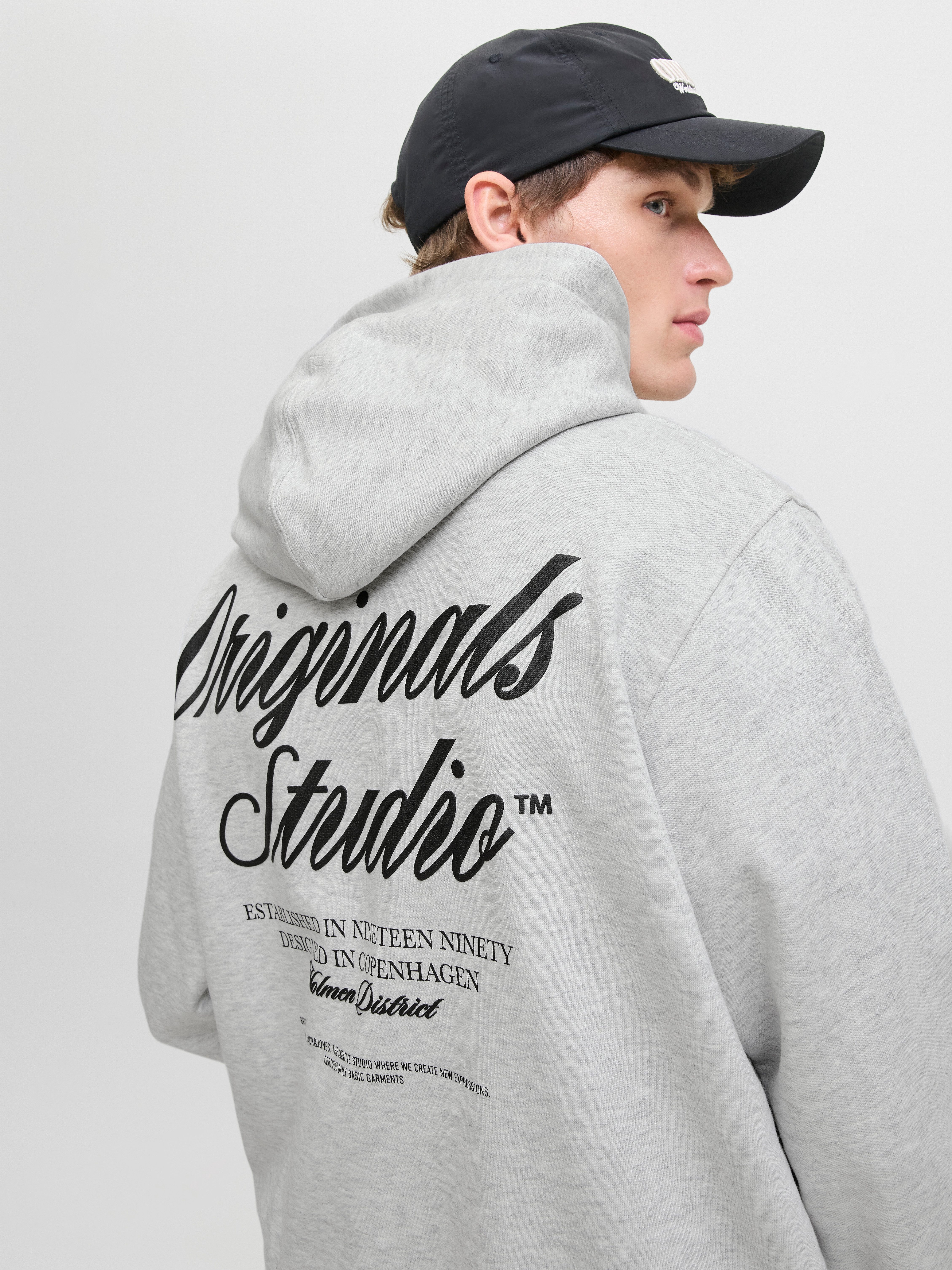 Jack & Jones Hoodie JORNORREBRO TYPO BACK SWEAT HOOD SN