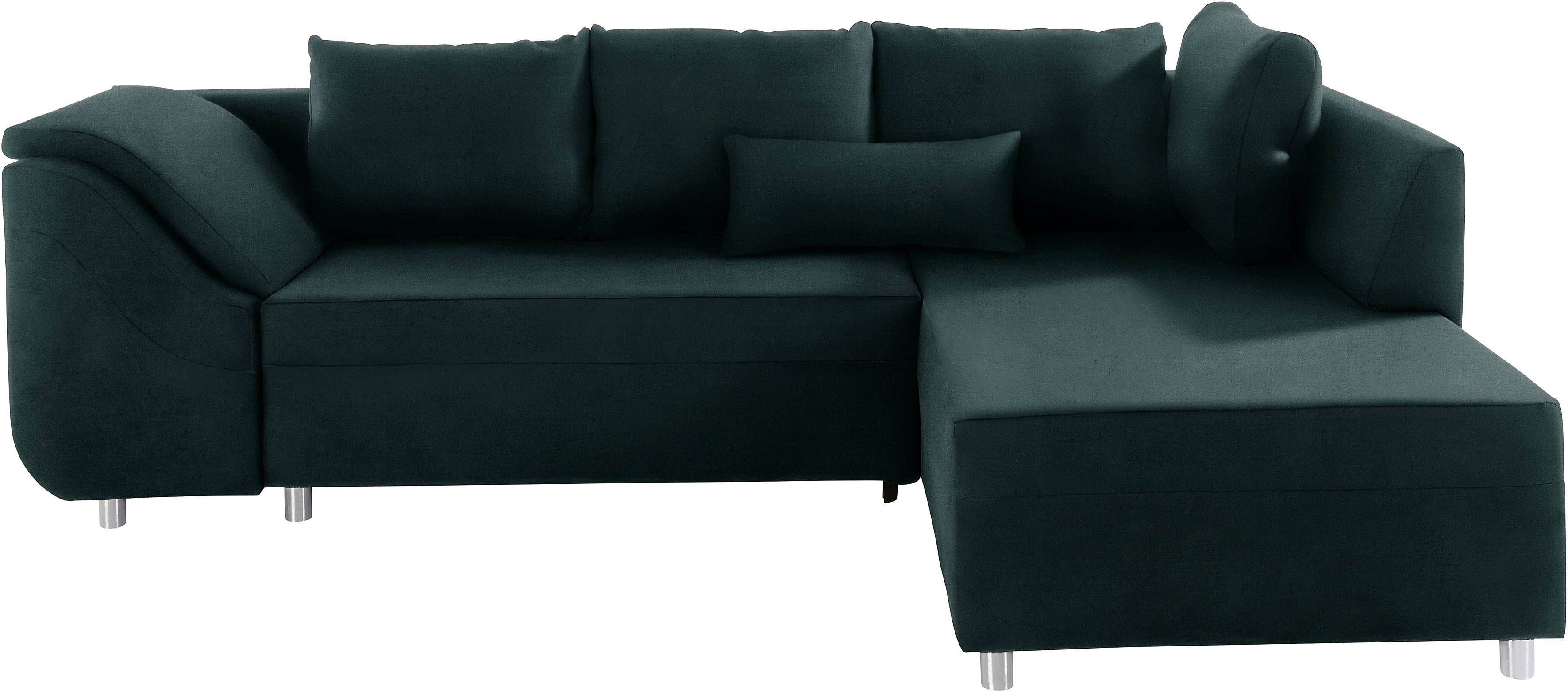COLLECTION AB Hoekbank Sally L-vorm met en zonder slaapfunctie, inclusief losse rug- en sierkussens