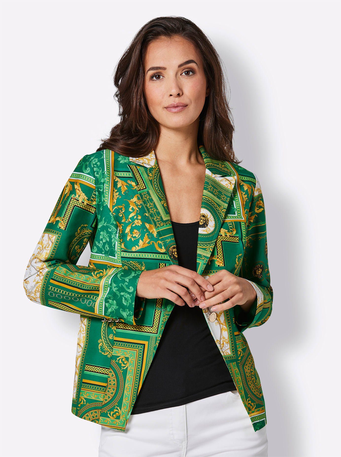 CREATION L PREMIUM Jasje Zijden-katoenen blazer