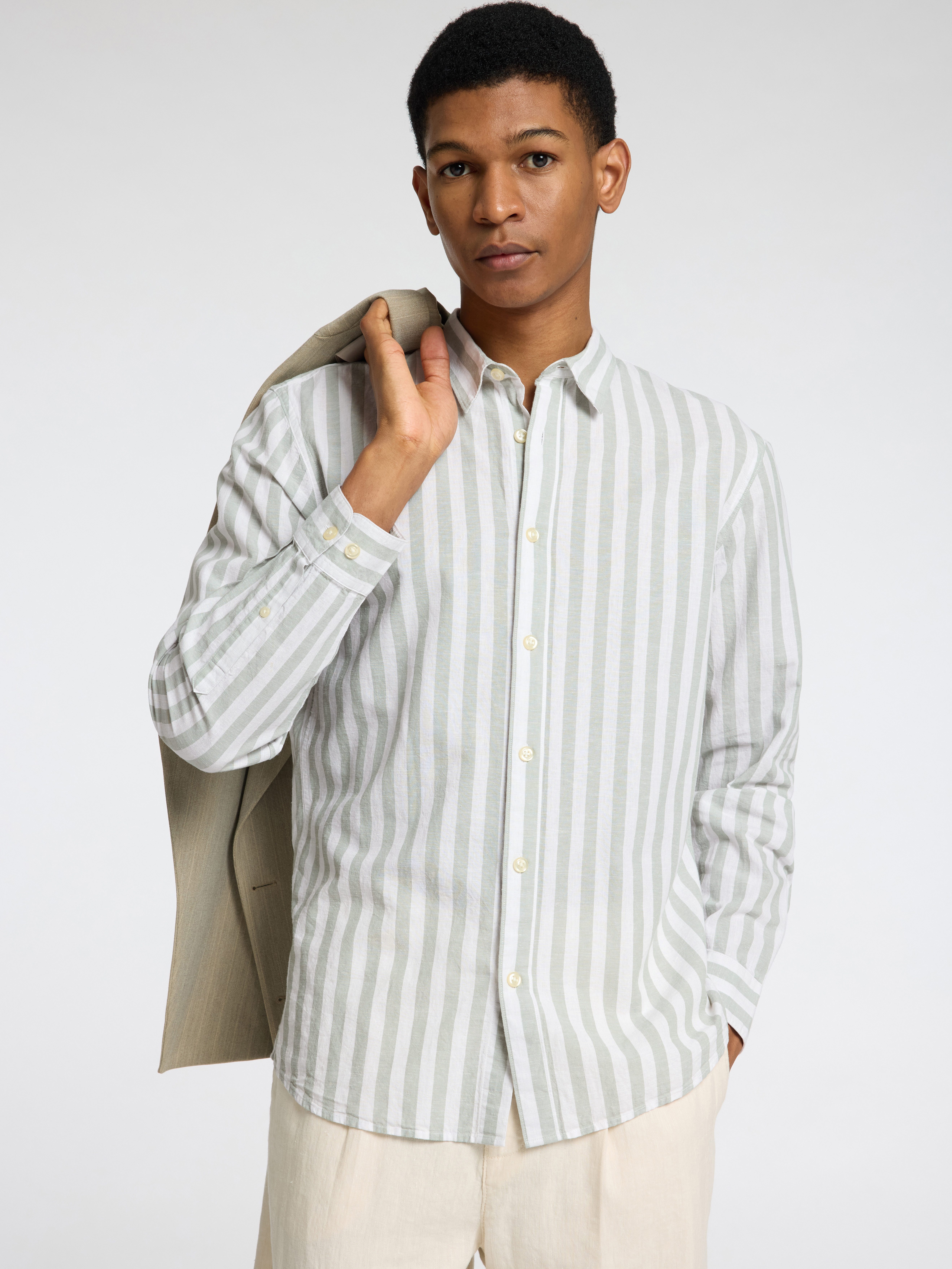 SELECTED HOMME Linnen overhemd NEW-LINEN SHIRT