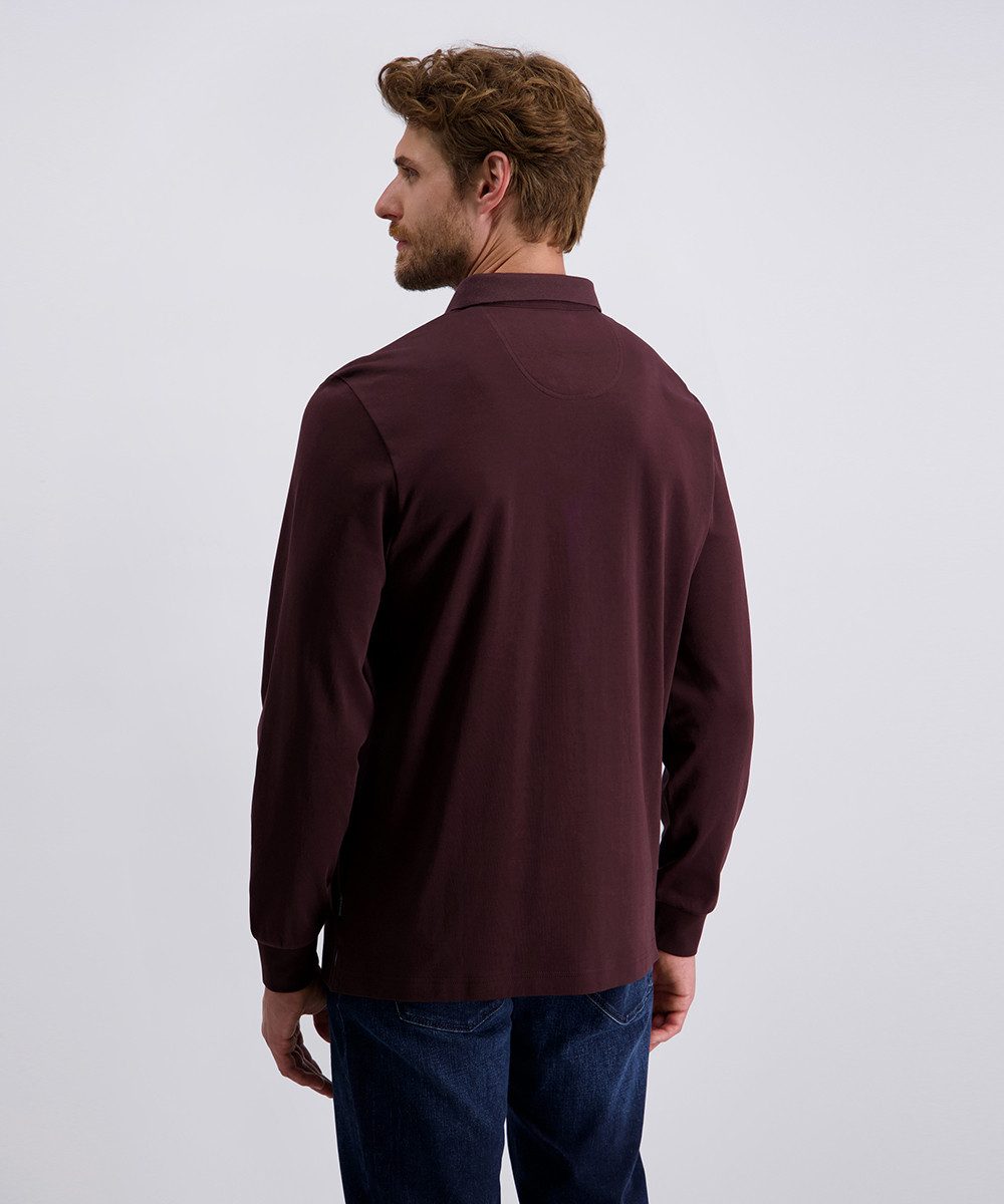 Pierre Cardin Poloshirt met lange mouwen