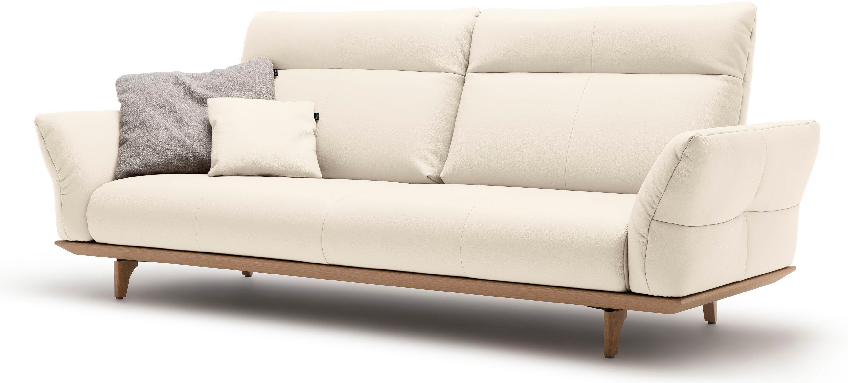 Creation BY ROLF BENZ 3,5-zitsbank Hs.460 Onderstel in eiken, poten in natuurlijk eiken, breedte 228 cm