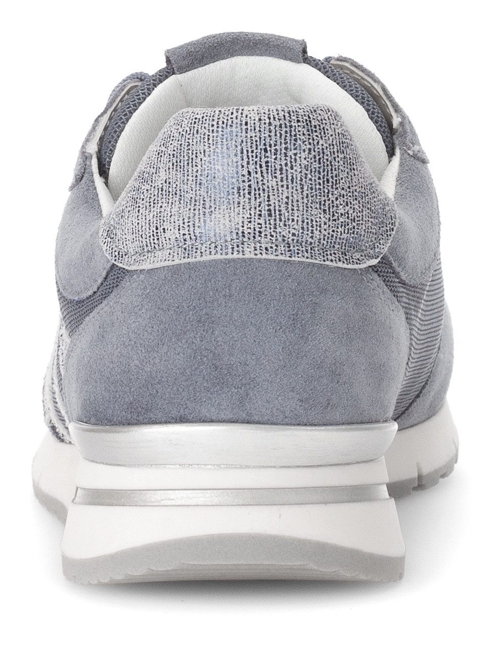 Gabor Sneakers met sleehak Florence , vrijetijdsschoen, lage schoen, veterschoen in comfortwijdte g (=breed)