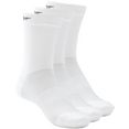 reebok functionele sokken active foundation mid-crew socks – 3-pack (3 paar) wit