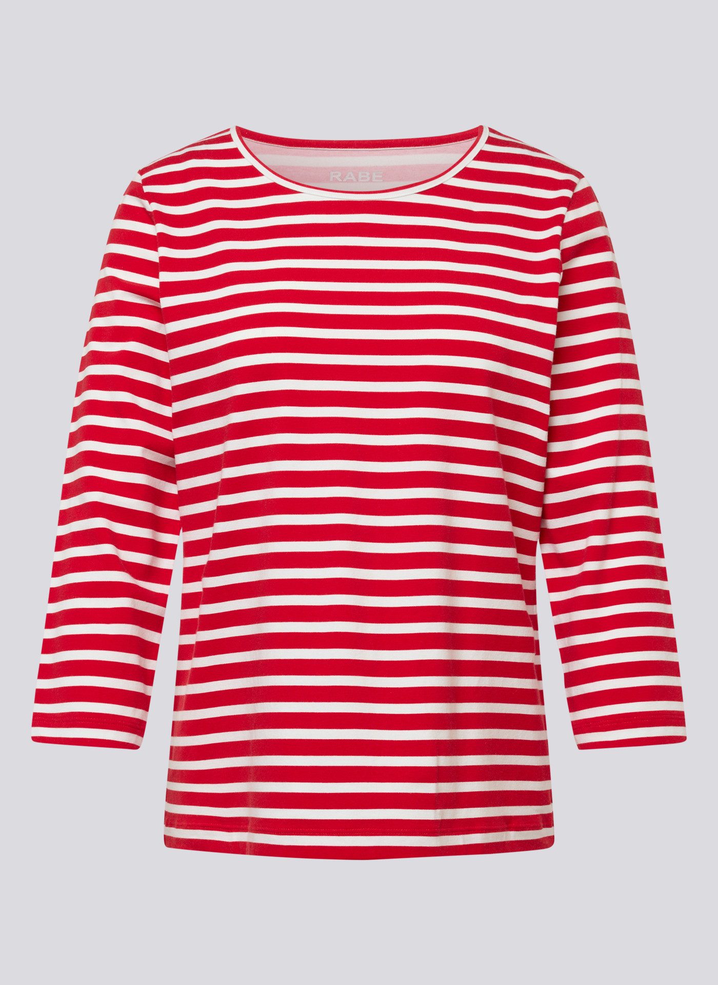 Rabe Shirt met 3/4 mouwen in streep-look