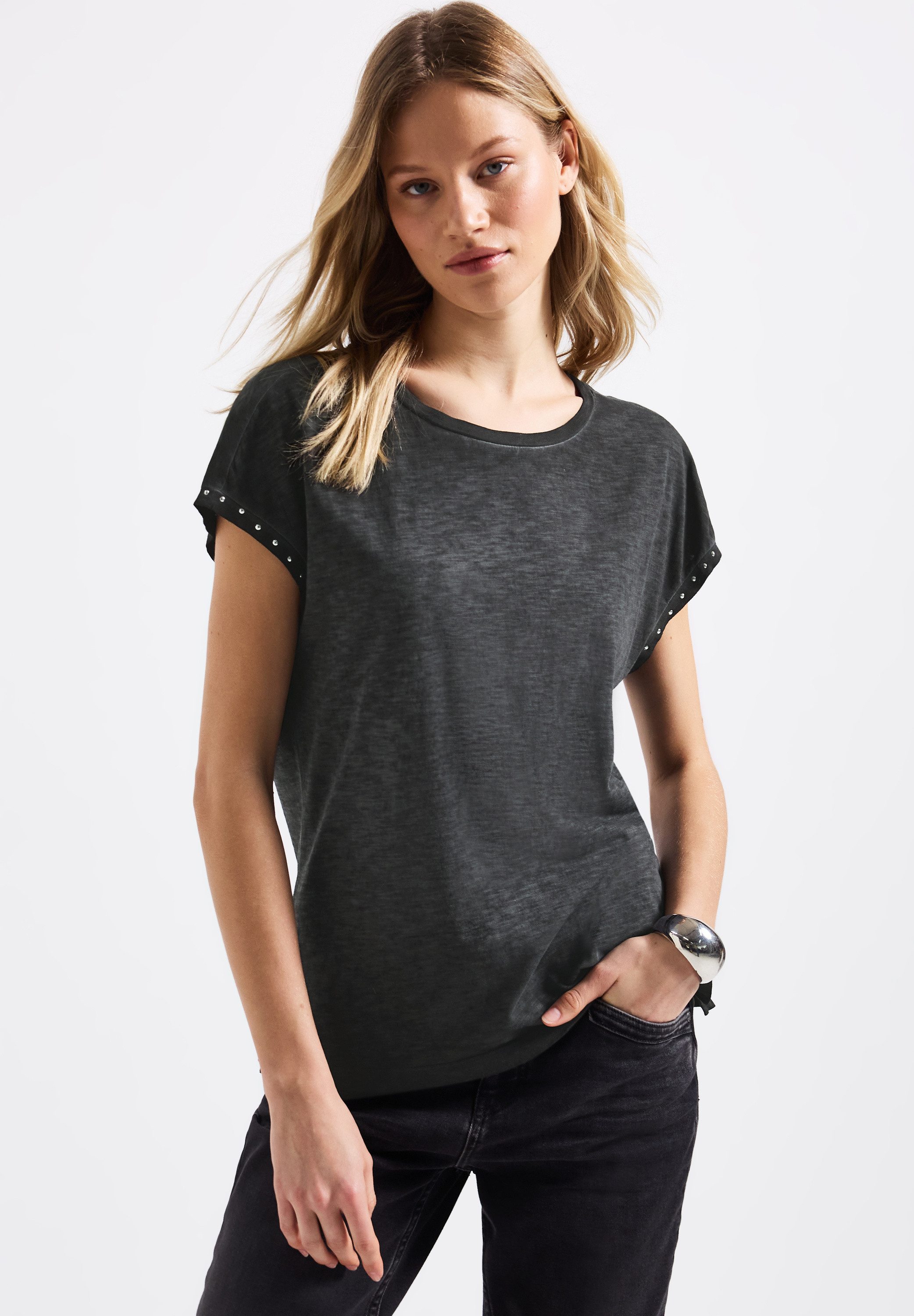 STREET ONE Shirttop met studsdetails