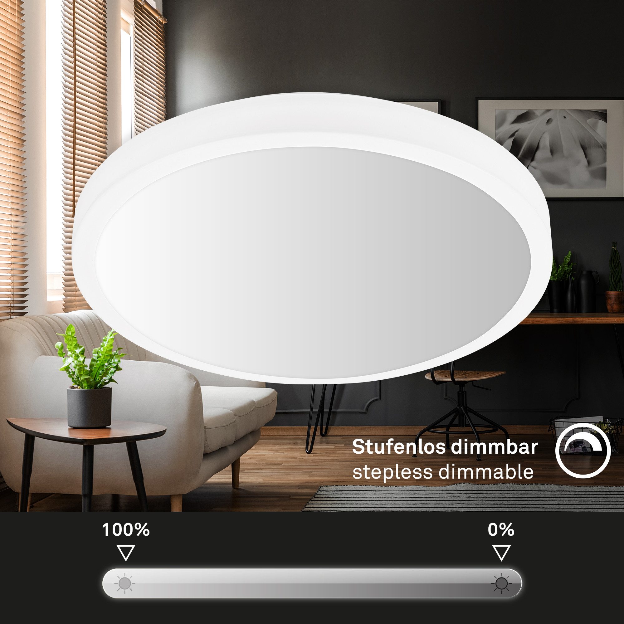 Briloner Leuchten Plafondlamp RUNA