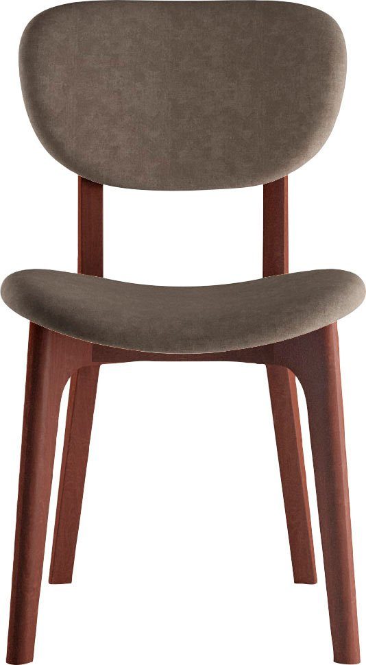 INOSIGN Stoel COZY Made in Italy Frame in beuken, kersen- of notenhout, massief hout, designstoel (set, 2 stuks)