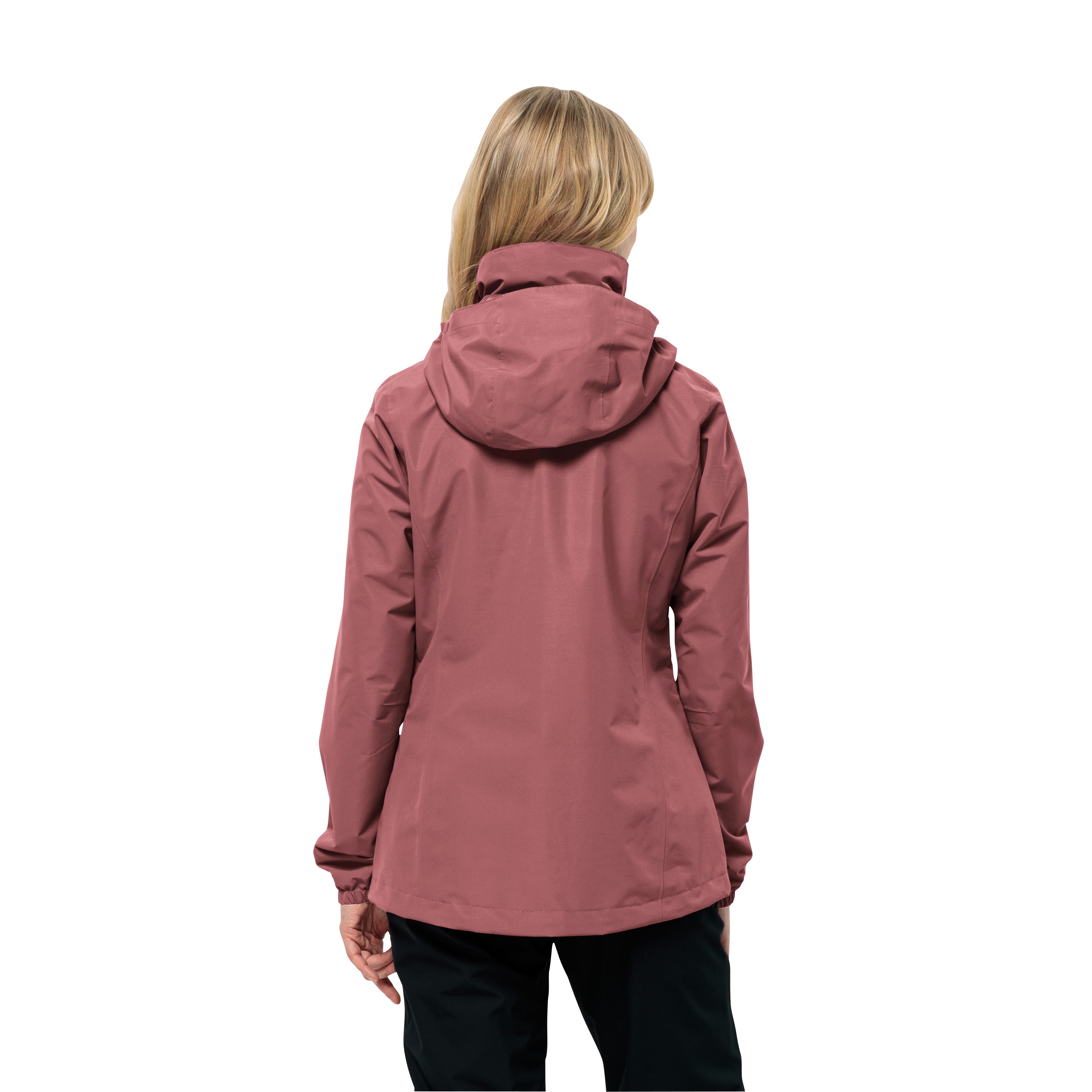 Jack Wolfskin Functioneel jack STORMY POINT 2L JKT W met opbergbare capuchon waterdicht ademend en winddicht