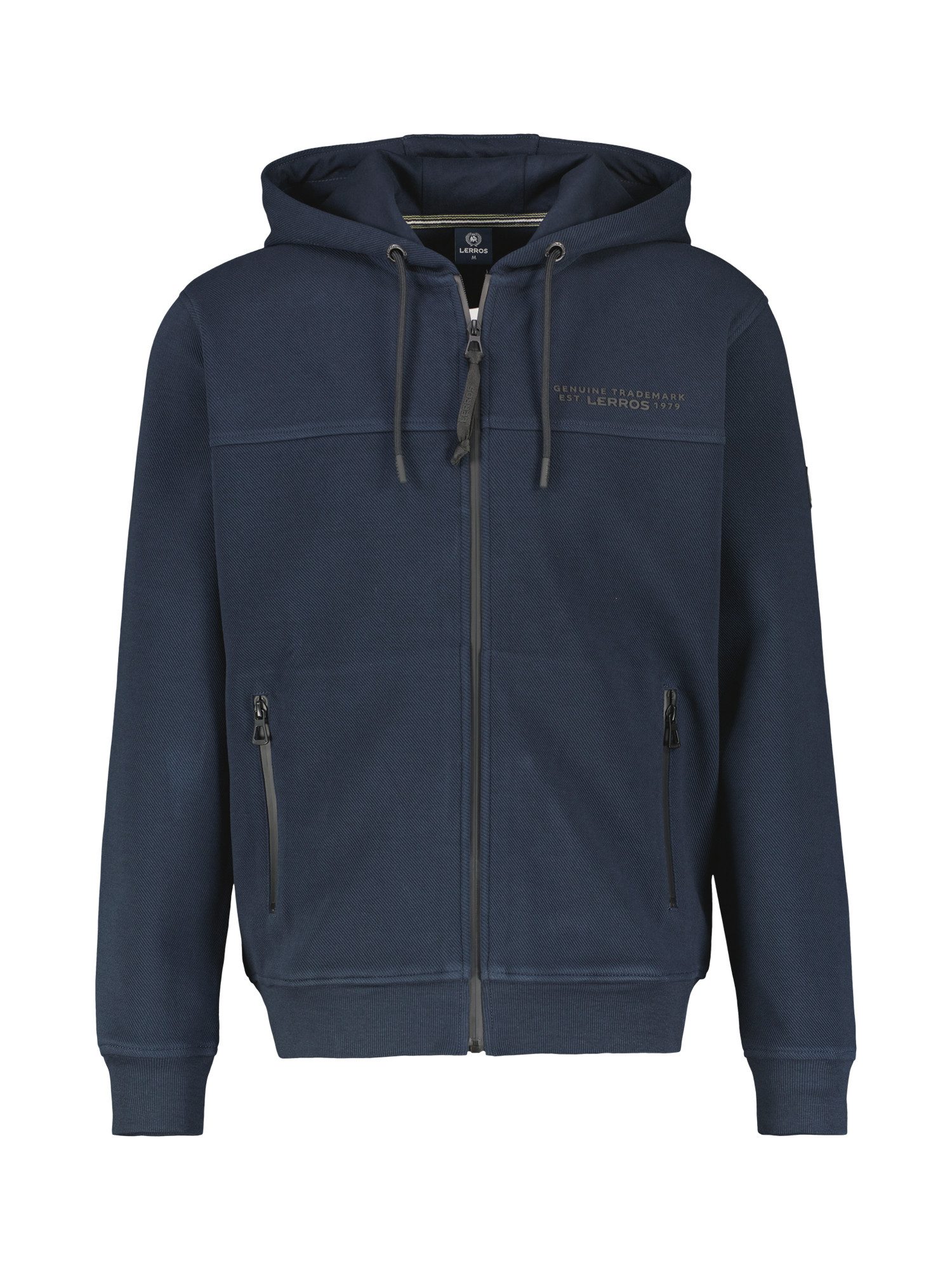 Lerros Sweatvest LERROS sweatshirt jack met capuchon