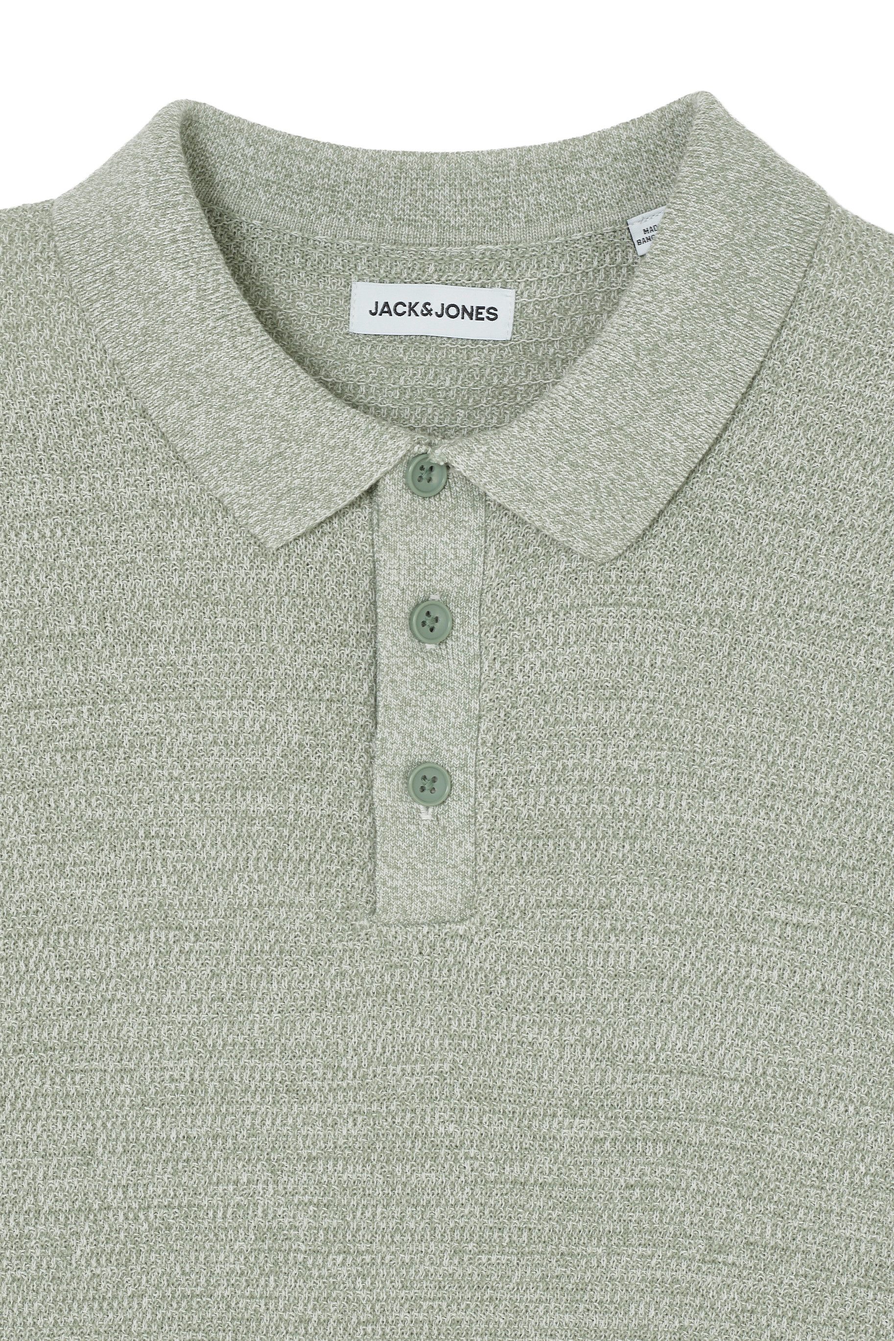 Jack & Jones Trui met korte mouwen JJEGEORGE KNIT POLO SS SN