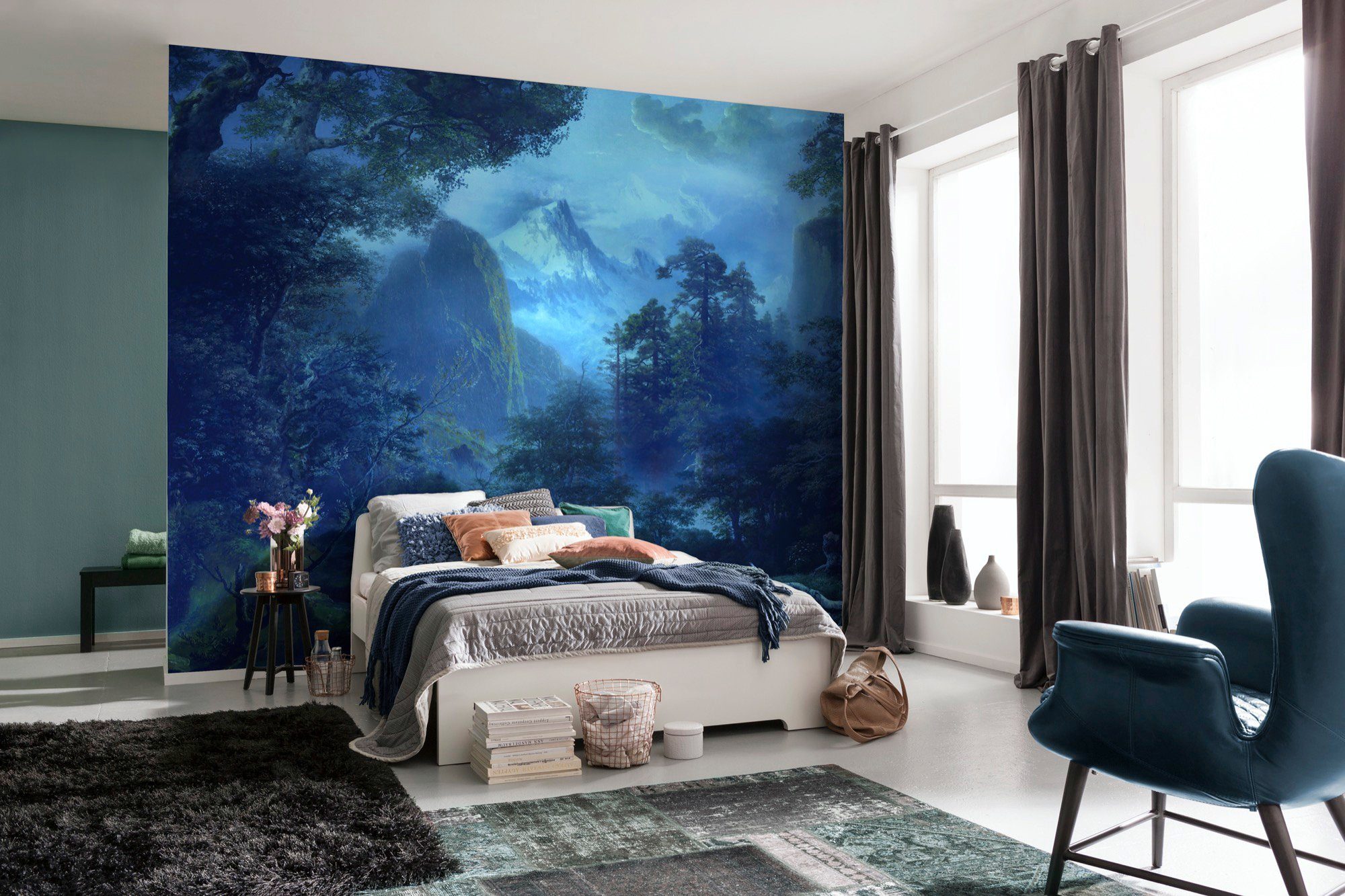 Komar Vliesbehang Digitale print vlies - Midnight - Afmeting 400 x 280 cm
