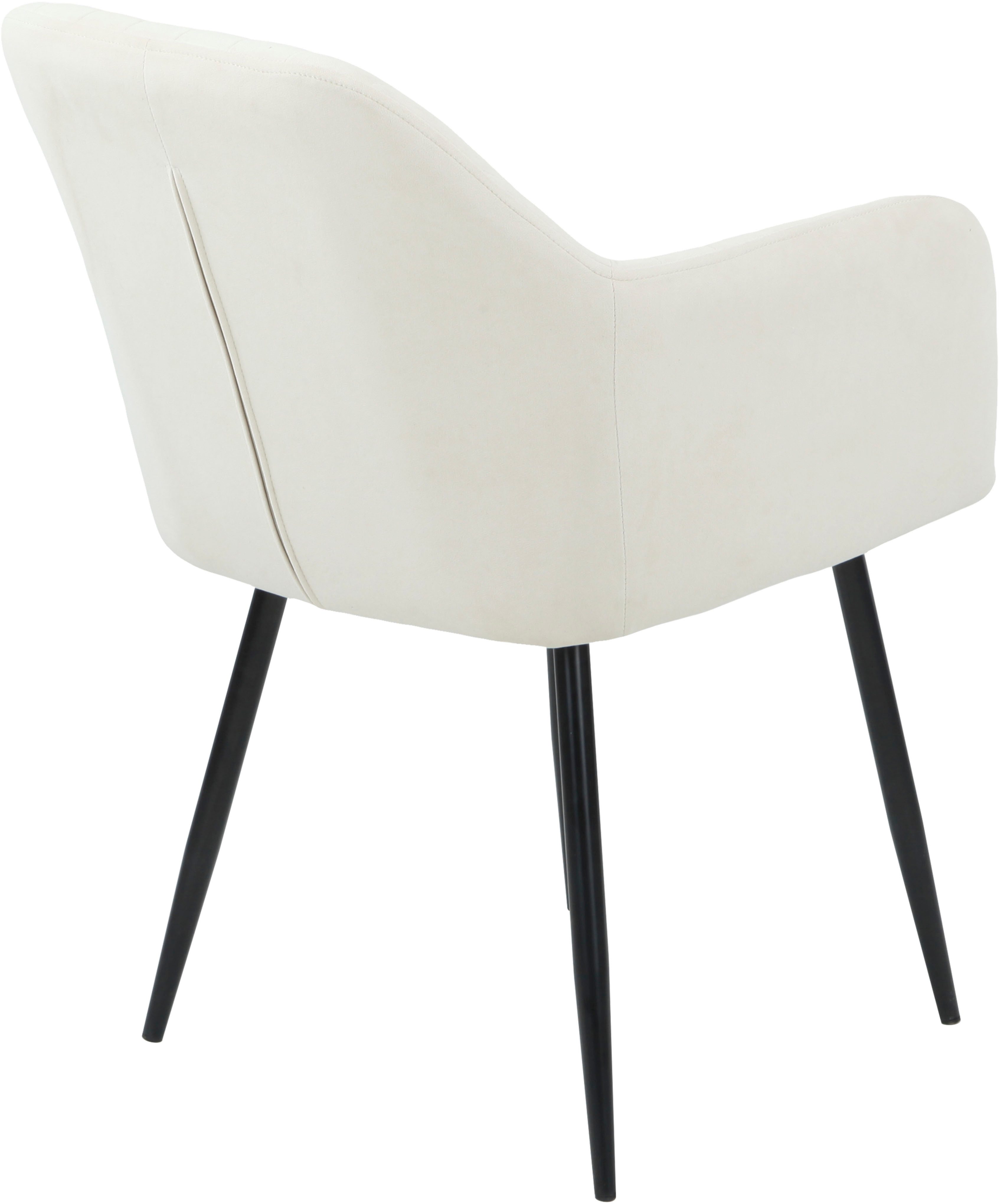 HELA Stoel met armleuningen Carla comfortabele fauteuil, kuipstoel (set)